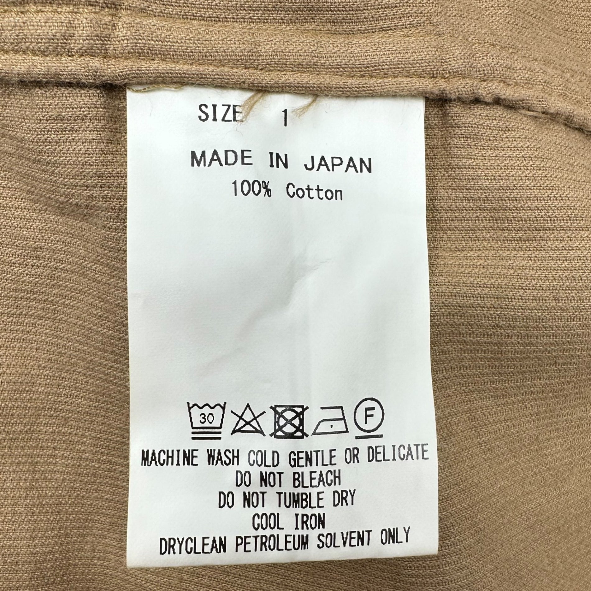 MARKAWARE(マーカウェア) 20AW Long sleeve corduroy basic shirt 長袖 コーデュロイ ベーシック シャツ A20C-10SH01C S ベージュ