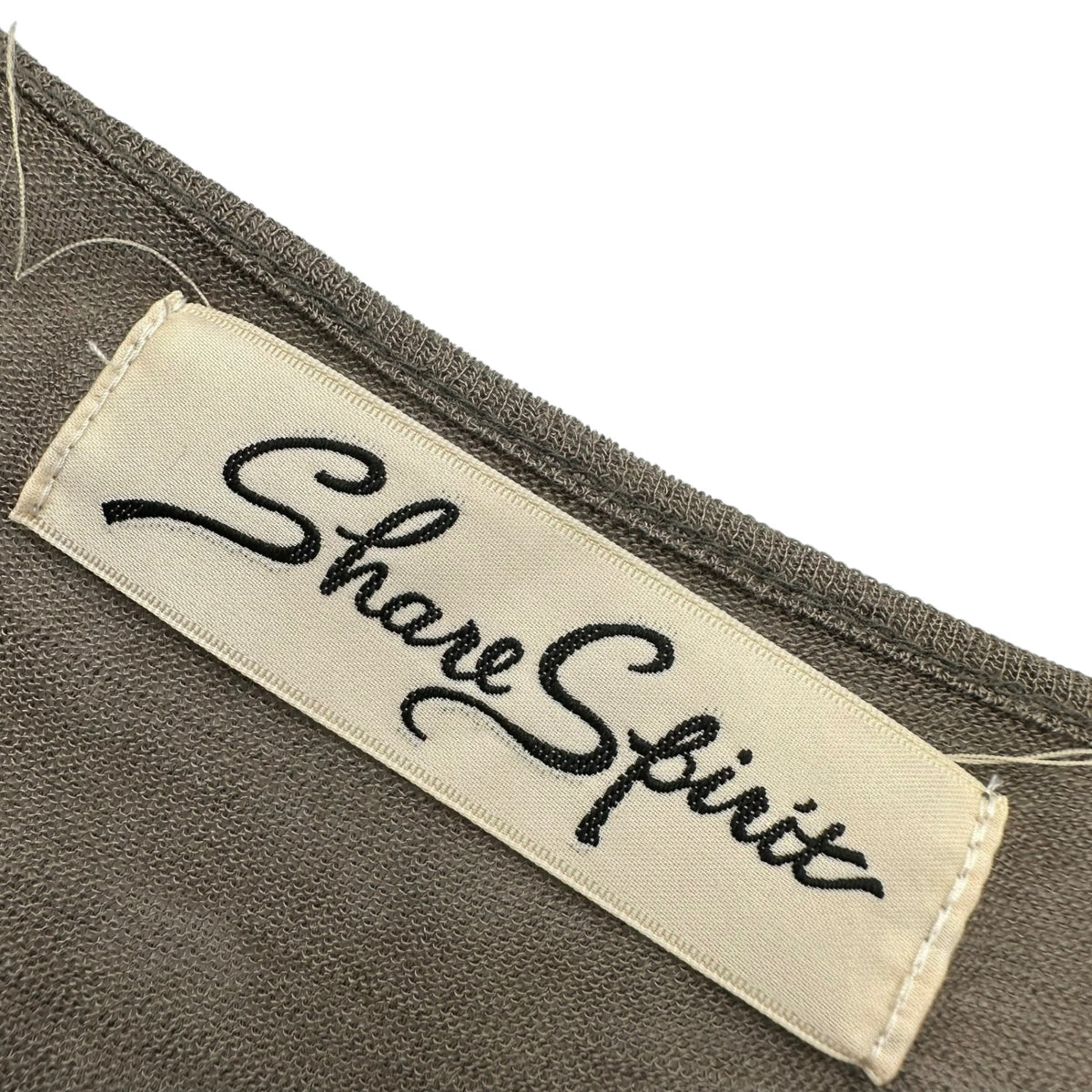 SHARE SPIRIT(シェアースピリット) Lace-trimmed camisole レース 切替 キャミソール KS1221 36 カーキ×ブラック