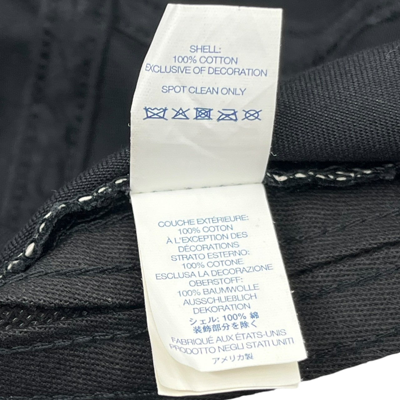 SUPREME(シュプリーム) WASHED CHINO TWILL CAMP CAP ウォッシュド チノ ツイル キャンプ キャップ FREE ブラック