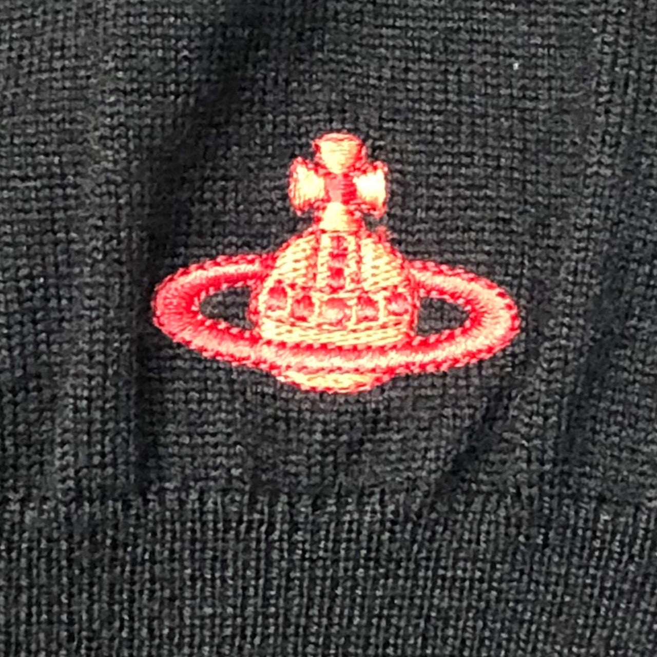 Vivienne Westwood RED LABEL(ヴィヴィアンウエストウッドレッドレーベル) Sleeveless high neck knit pull over/スリーブレスハイネックニットプルオーバー/オリゾンティ/オールド/00s JB357-001-15008JD SIZE 2(M) ブラック×レッド