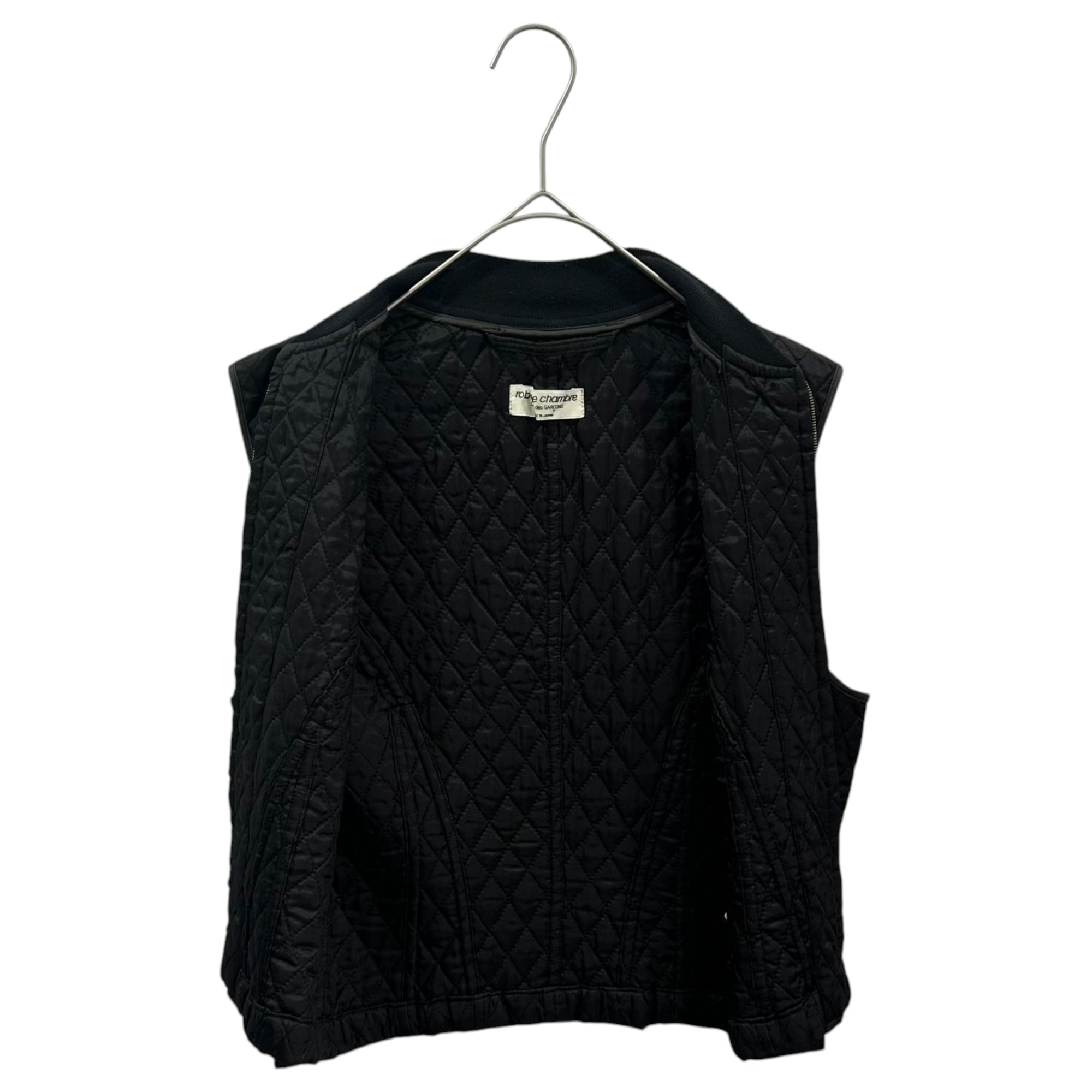 robe de chambre COMME des GARCONS(ローブドシャンブルコムデギャルソン) 89AW Quilted Down Vest キルティング ダウン ベスト RV-110010 表記無(S程度) ブラック AD1989 80's 80年代 アーカイブ