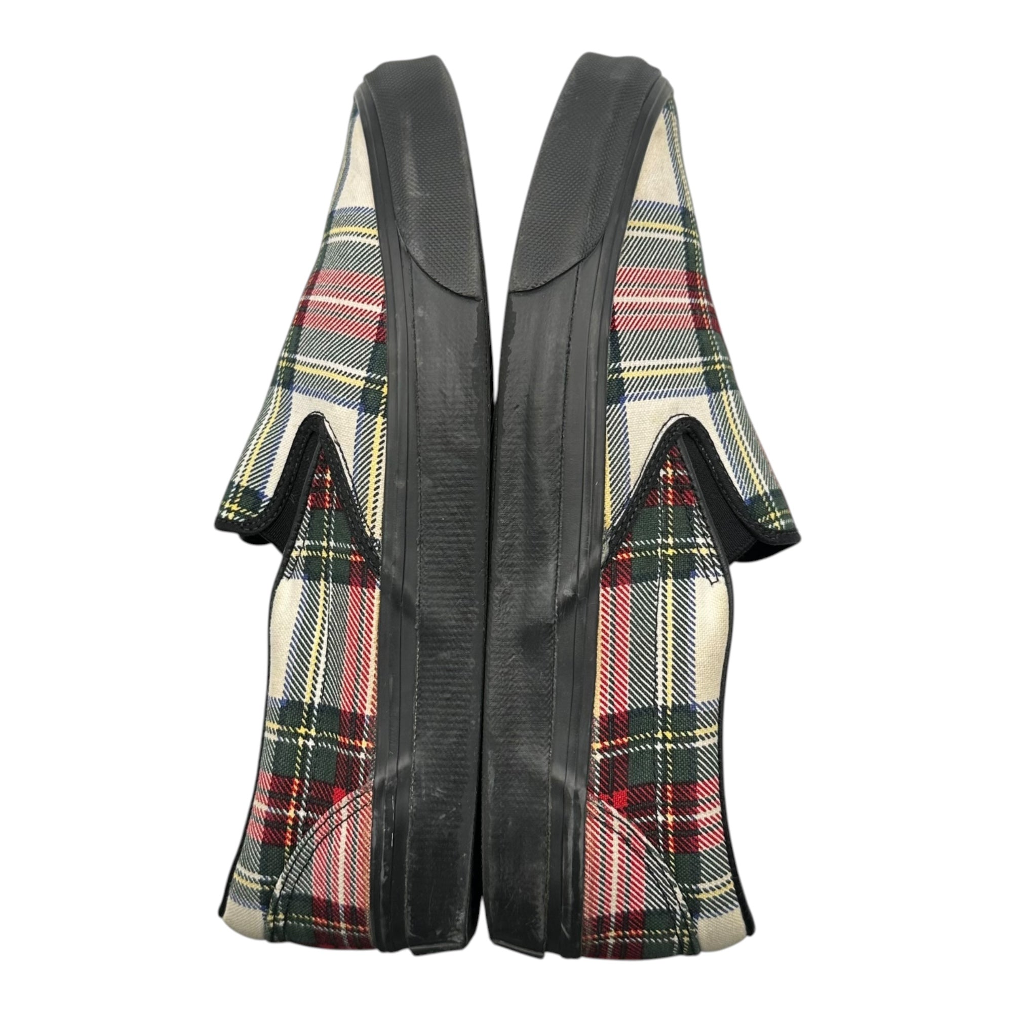 NUMBER (N)INE(ナンバーナイン) 05SS Tartan check slip-on shoes タータンチェック スリッポン エミリー期 27cm マルチ