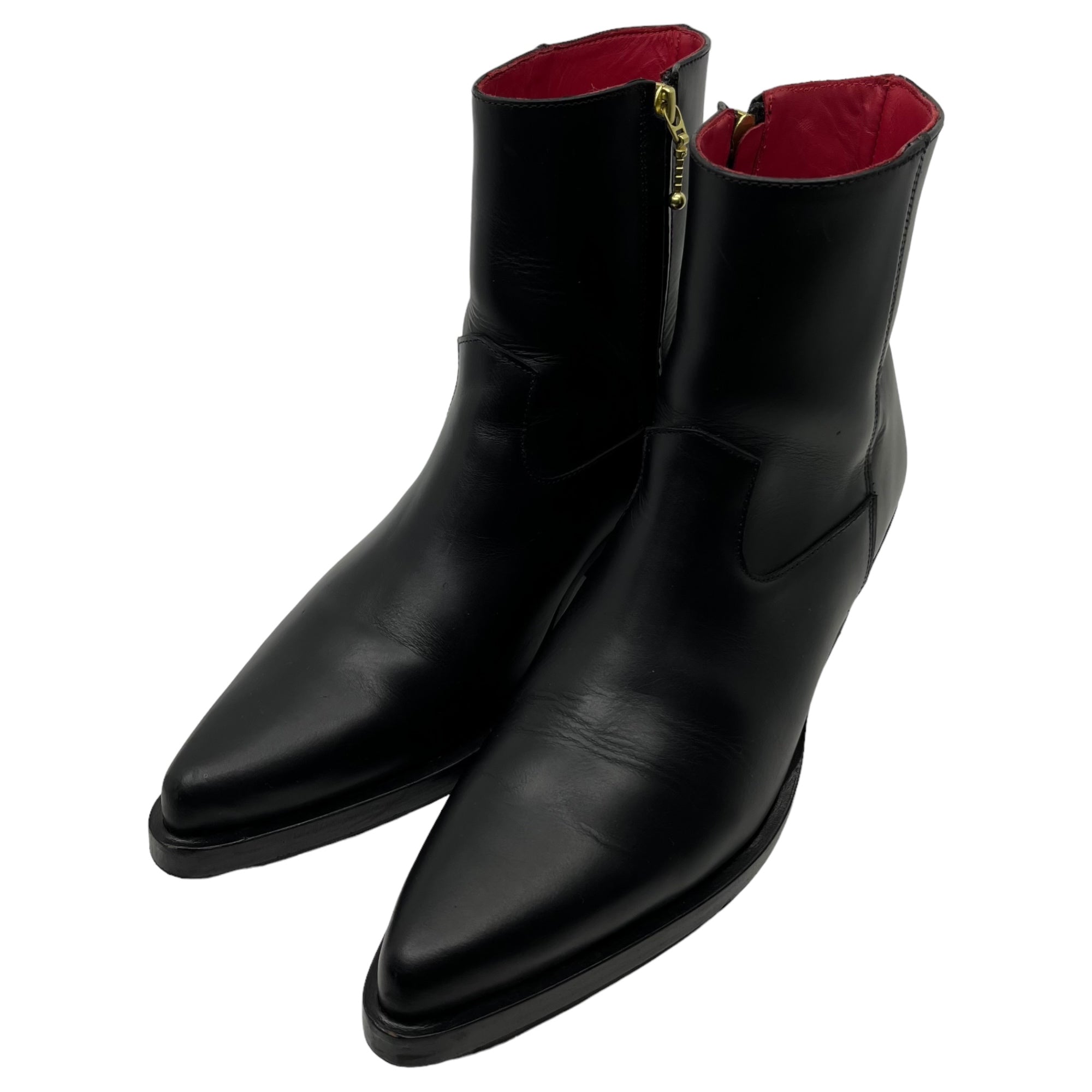 ERNEST W. BAKER(アーネストダブルベーカー) WESTERN BOOTS ウエスタン ブーツ 41(26~26.5cm程度) ブラック  COVERRED HEEL