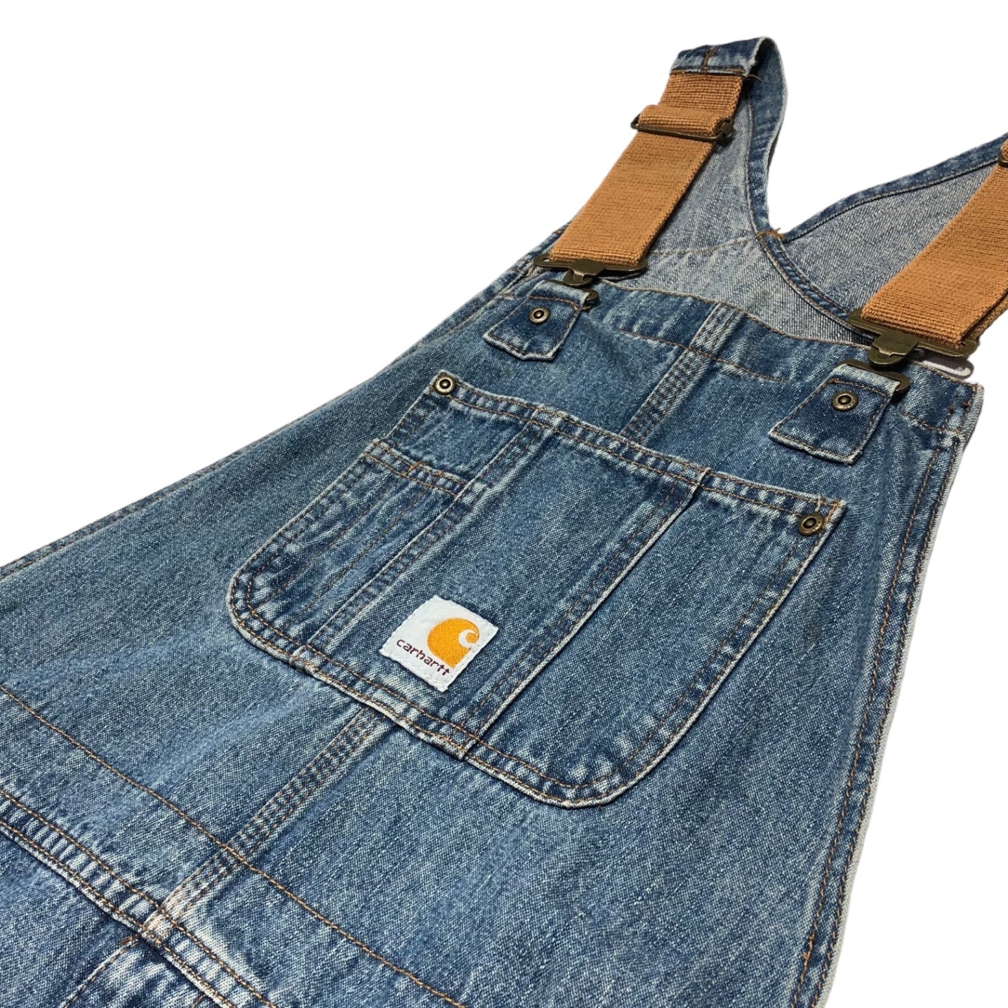 carhartt(カーハート) denim overall デニム オーバーオール つなぎ 16(メンズL程度) インディゴ