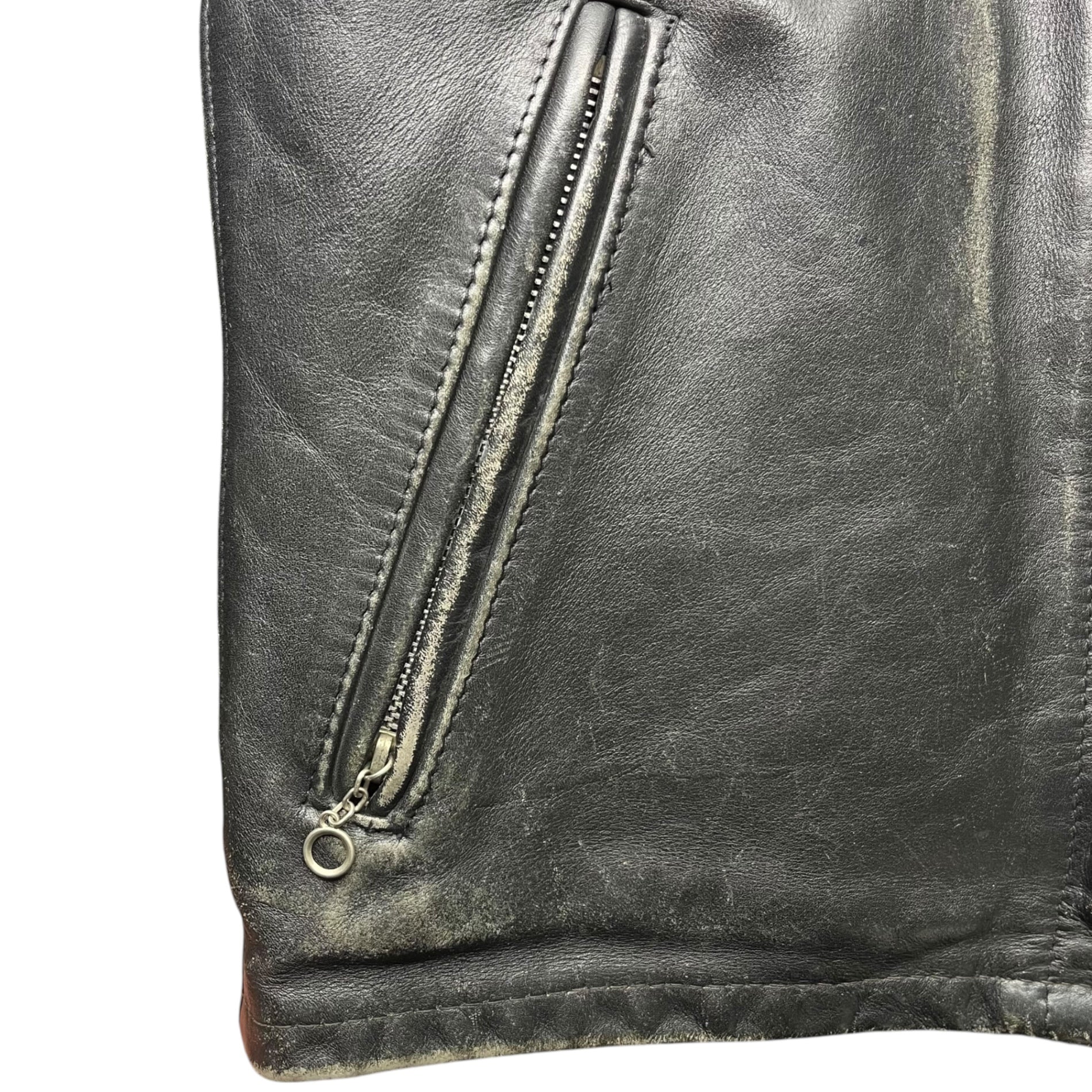 SCHOTT(ショット) 641 single riders シングルライダース ジャケット レザー 本革 牛革 38(M) ブラック