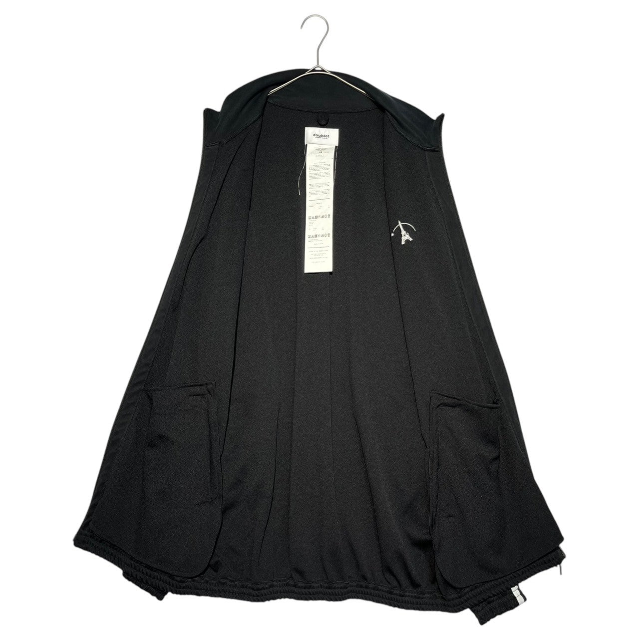 doublet(ダブレット) 23AW VINTAGE EFFECT TRACK JACKET ヴィンテージ エフェクト トラック ジャケット 23AW29BL173 M ブラック