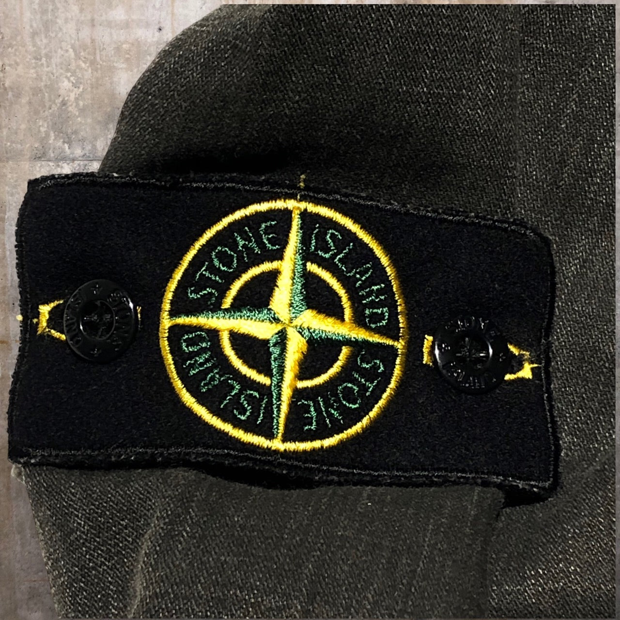 STONE ISLAND(ストーンアイランド) 90'sワッペンコットンジャケット L ブラック