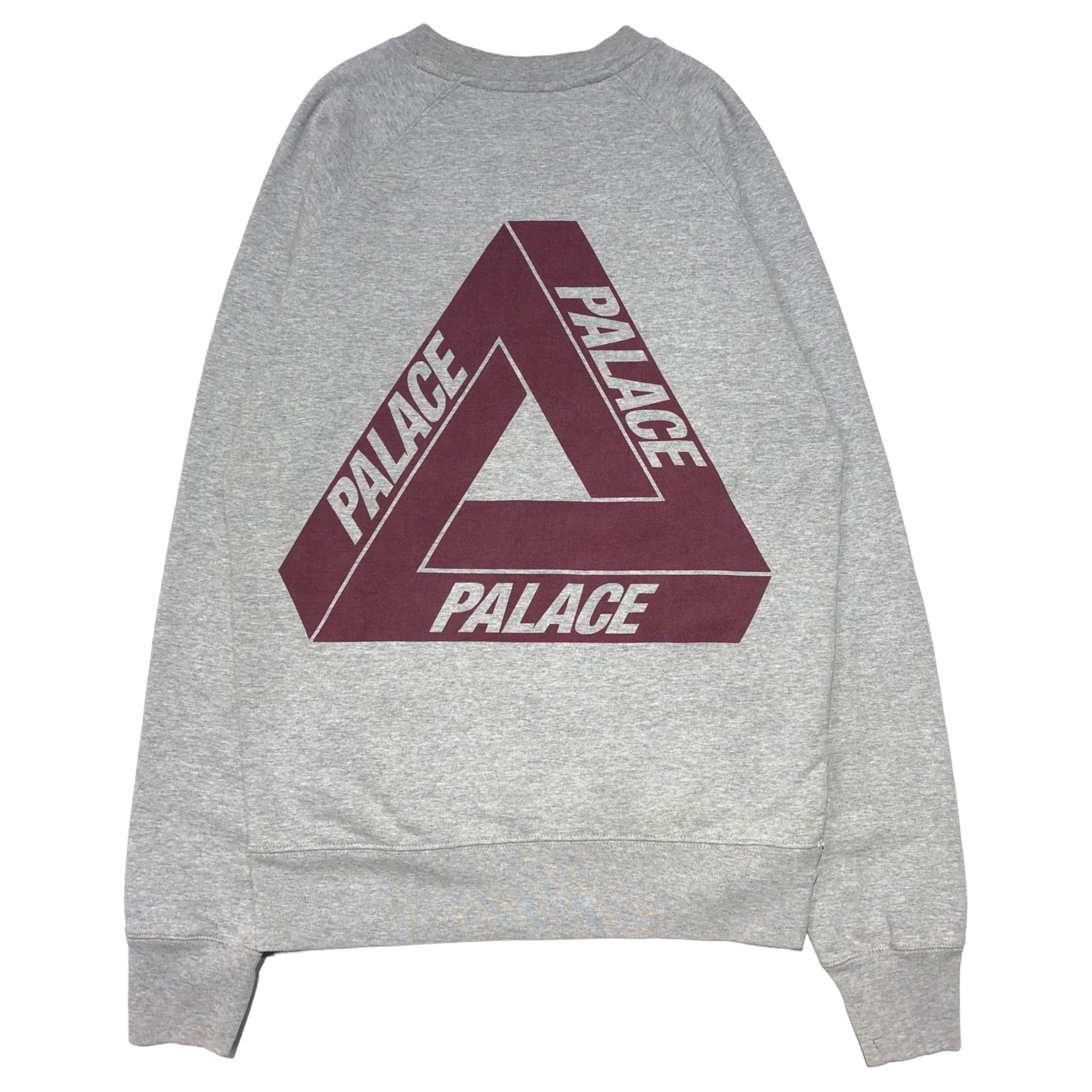 Palace(パレス) triangle logo sweatshirts トライアングル ロゴ スウェット S グレー