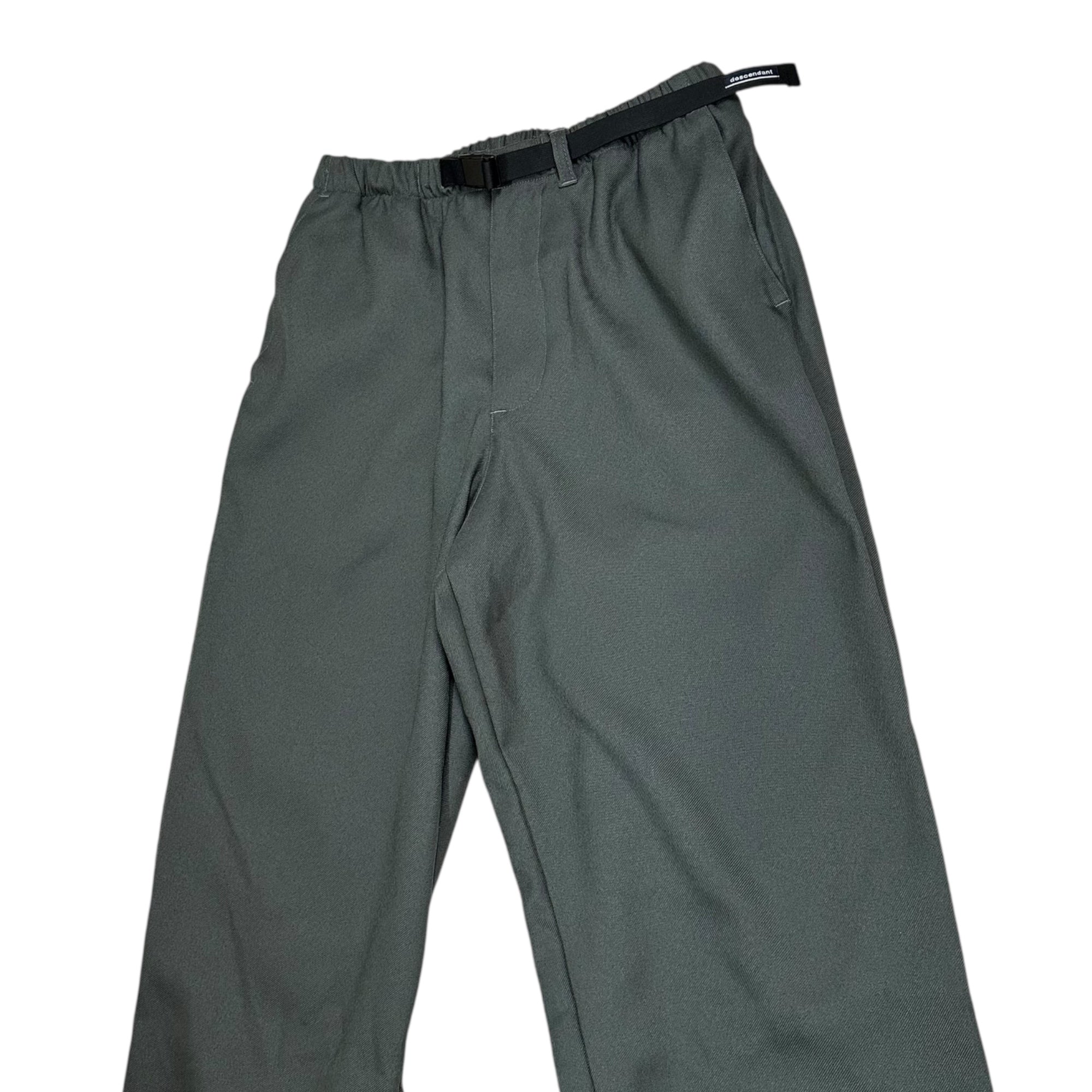 DESCENDANT(ディセンダント) CLASP WEBBING TROUSERS クラスプ ウェービング トラウザー クライミング パンツ 2(M程度) グレー 完売サイズ