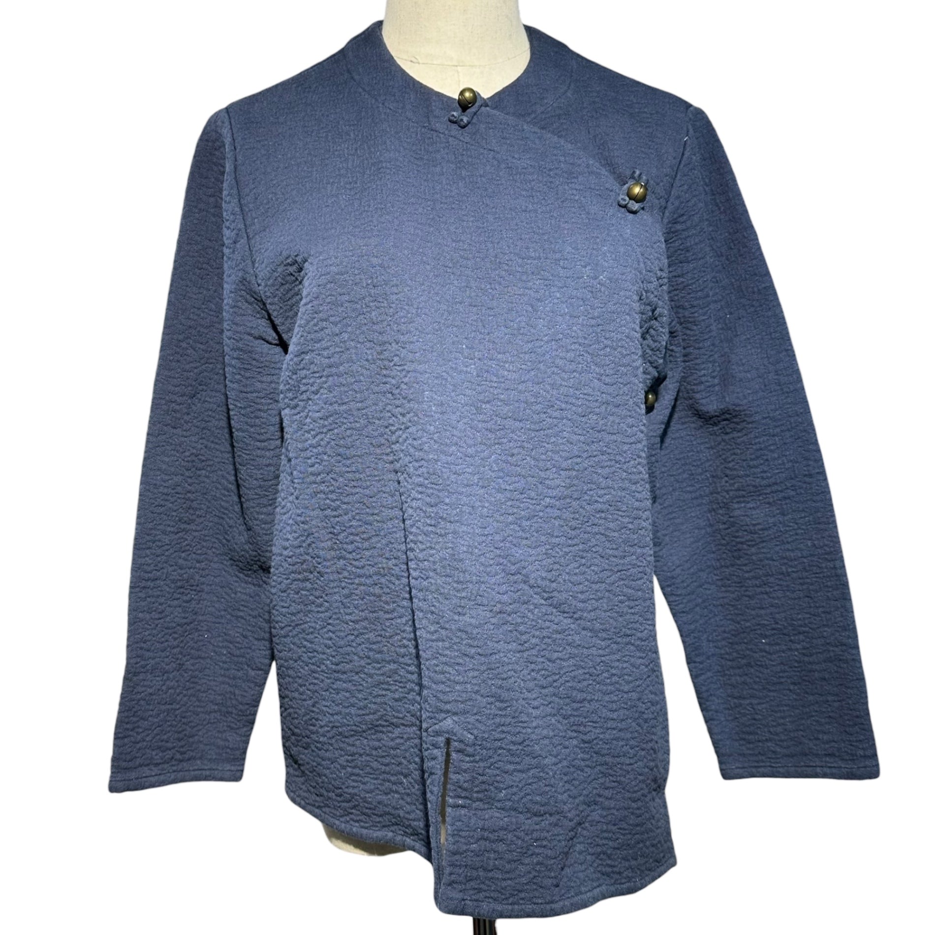 COMME des GARCONS(コムデギャルソン) 70's Archive Bell Button Kung Fu Jacket アーカイブ 鈴 ボタン カンフー ジャケット J110130 表記無(FREE) ネイビー 70年代 ヴィンテージ