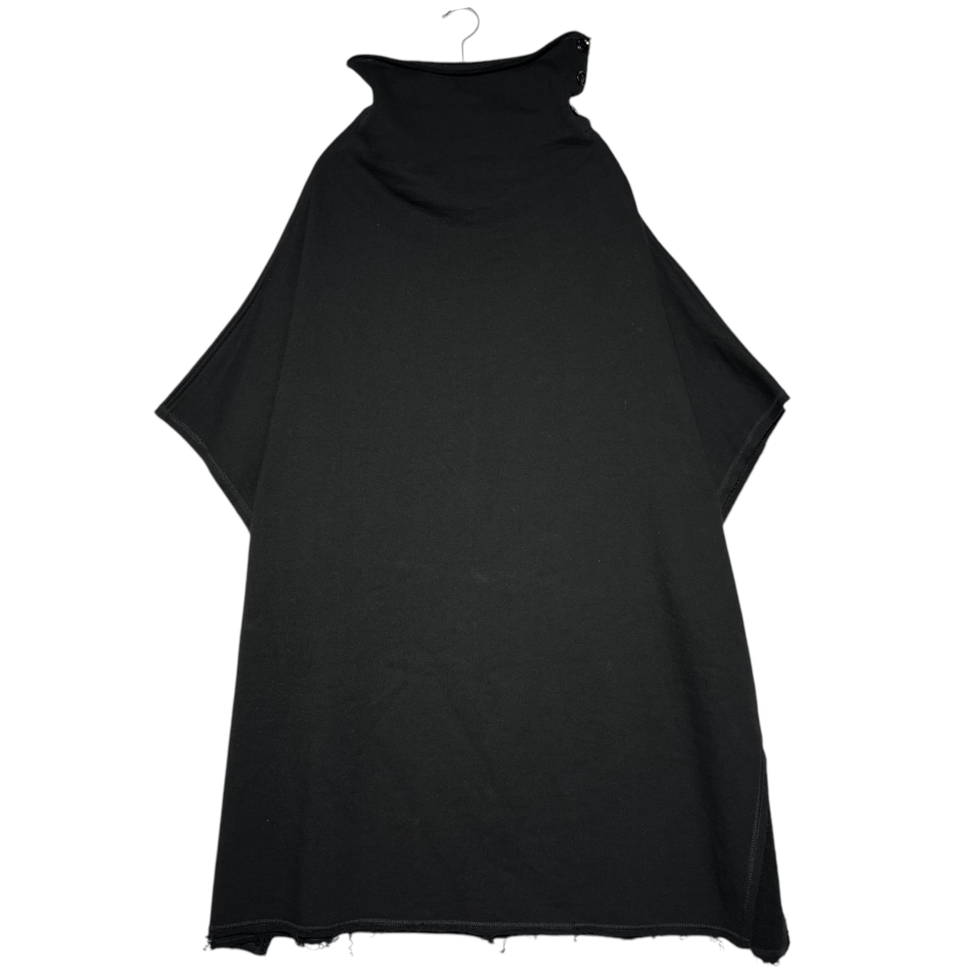 s'yte YOHJI YAMAMOTO(サイト ヨウジヤマモト) High neck sleeveless sweat poncho ハイネック ノースリーブ スウェット ポンチョ UK-T68-045 M ブラック