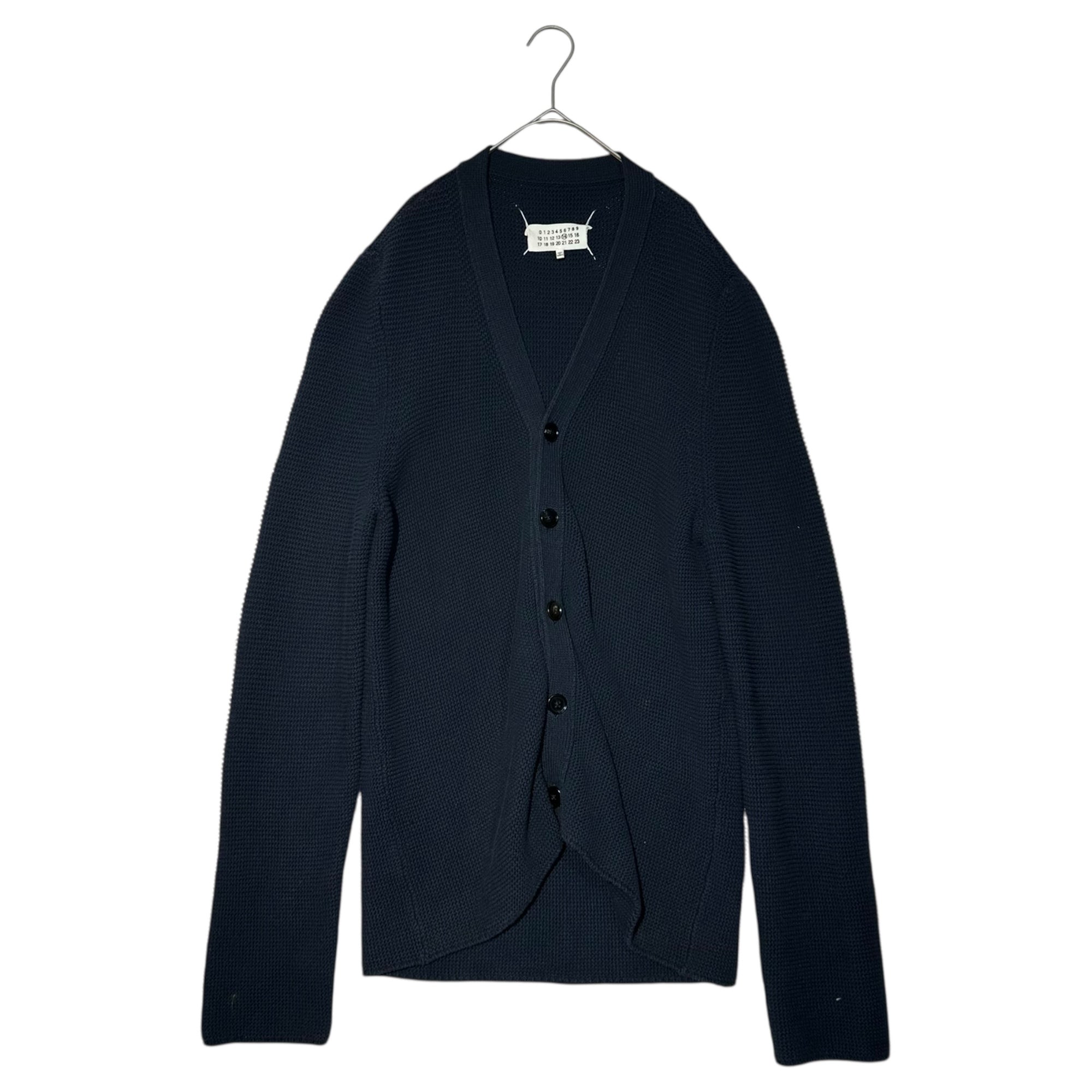 MAISON MARGIELA(メゾンマルジェラ) 14SS Cotton Knit Cardigan コットン ニット カーディガン S50GP0018 S14792 M ネイビー ジョンガリアーノ就任シーズン