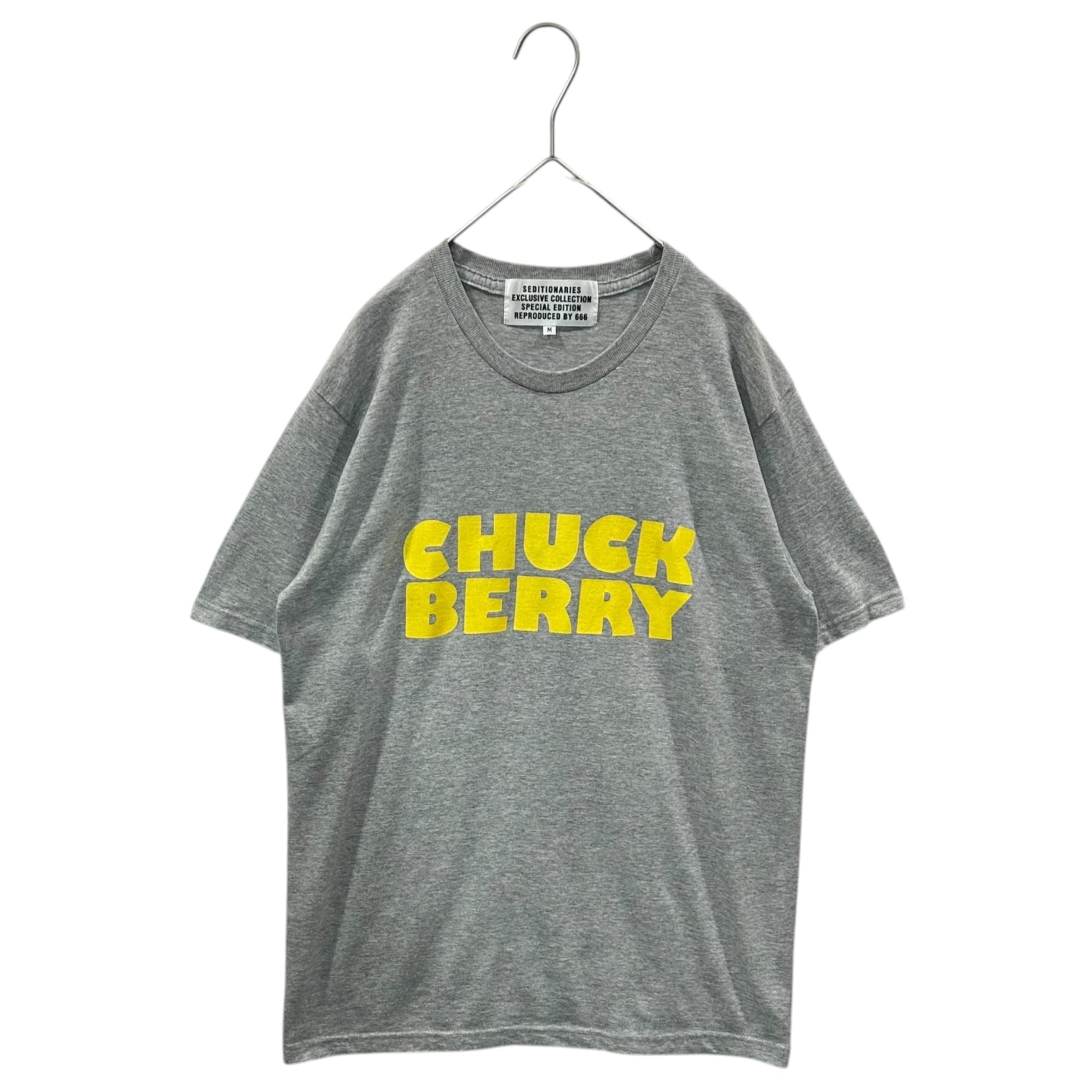 SEDITIONARIES by 666(セディショナリーズ バイ666) "CHUCK BERRY" Tee プリント Tシャツ M グレー