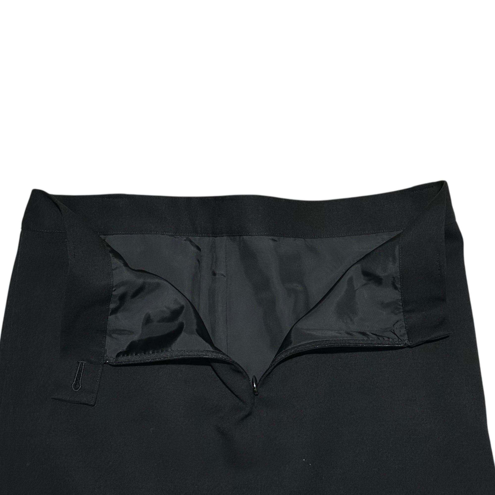 Y's(ワイズ) Dummy Pants Wool Skirt ダミー パンツ ウール スカート YL-S19-141 2(S~M程度) ブラック