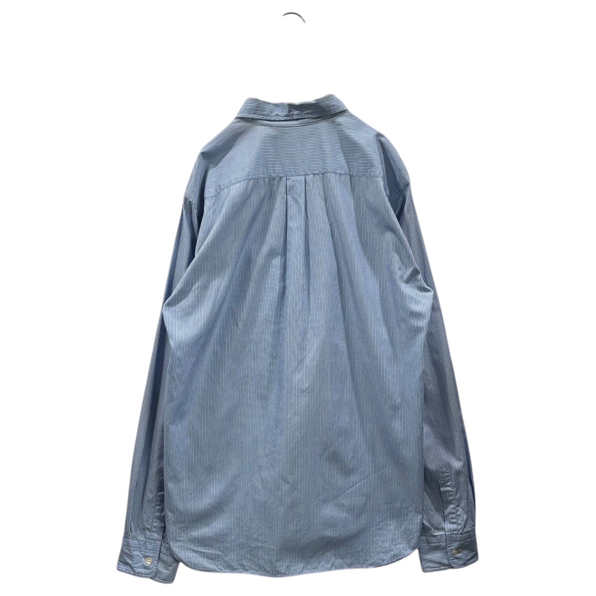 COMME des GARCONS HOMME(コムデギャルソンオム) 2012SS Striped Button-Down Shirt ストライプ ボタンダウン シャツ HI-B018 M ブルー AD2011