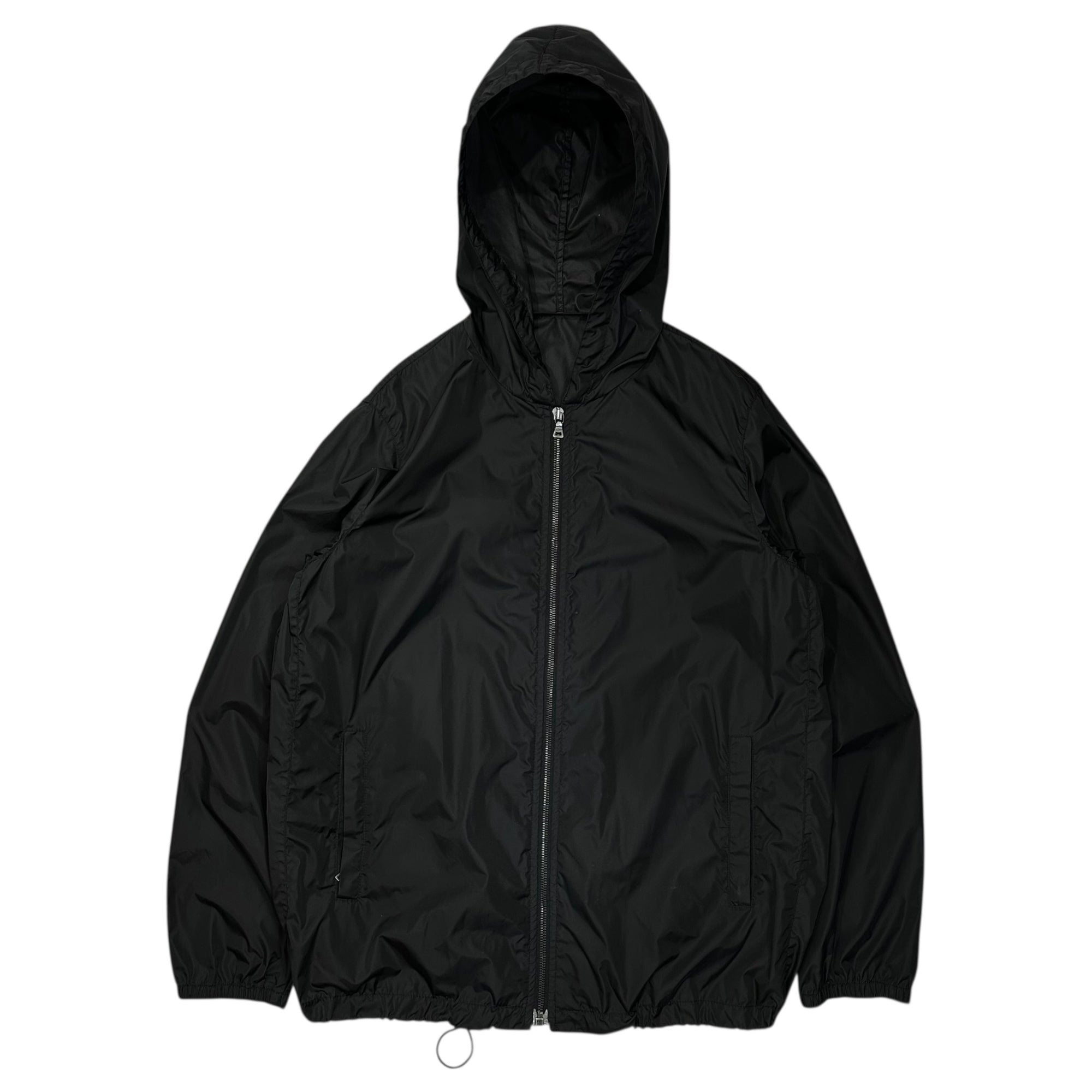 PRADA SPORT(プラダスポーツ) 2007's Sleeve Logo Nylon Parka 袖 ロゴ ナイロン マウンテンパーカー M ブラック 00's