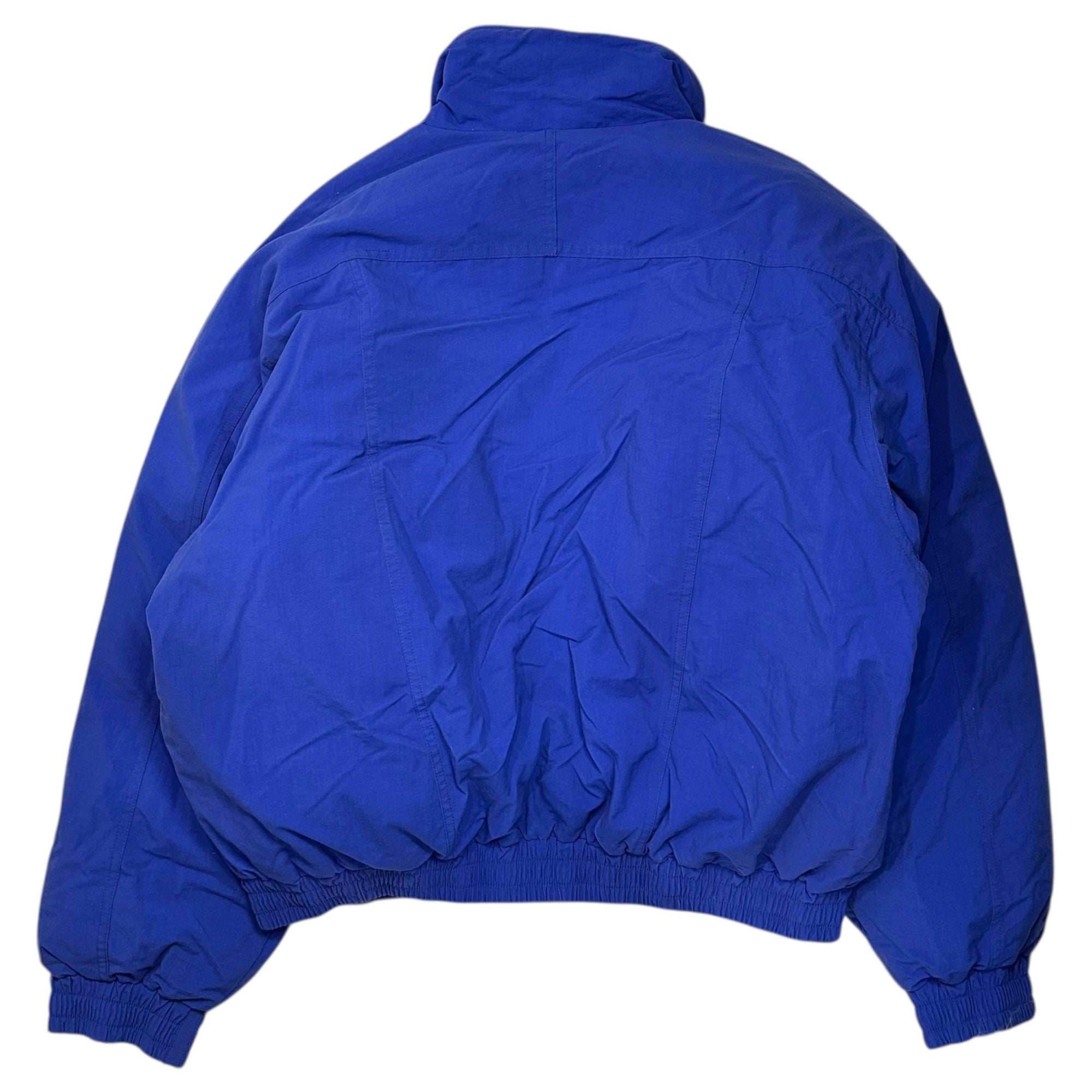 Eddie Bauer(エディーバウアー) 80~90's Short-length Ski Down Jacket 80年 90年代 ショート丈 スキー ダウン ジャケット 9647 L ブルー×ターコイズ 黒タグ ヴィンテージ