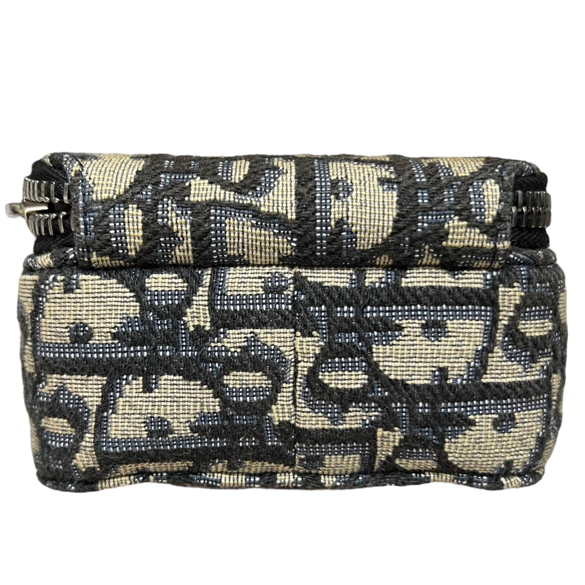 Dior(ディオール) RIDER ライダー マイクロポーチ 2OBCA326YSE ネイビー ショルダーバッグ トロッター オブリーク ジャカード 2AWY 11-BO-1222