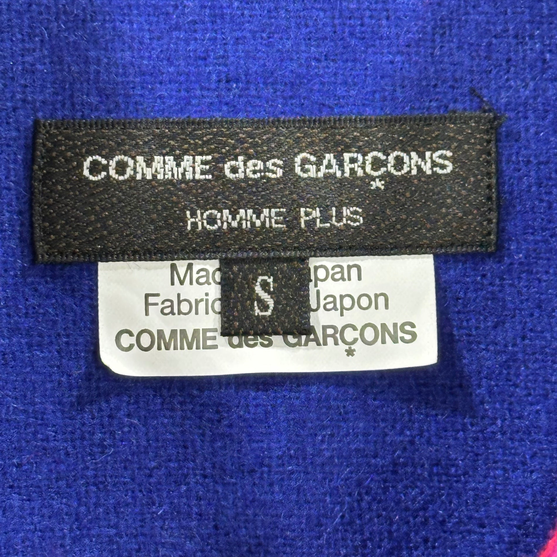 COMME des GARCONS HOMME PLUS(コムデギャルソンオムプリュス) 25AW Felt Patchwork Long Shirt フェルト パッチワーク ロング シャツ PP-B031 S マルチカラー AD2025