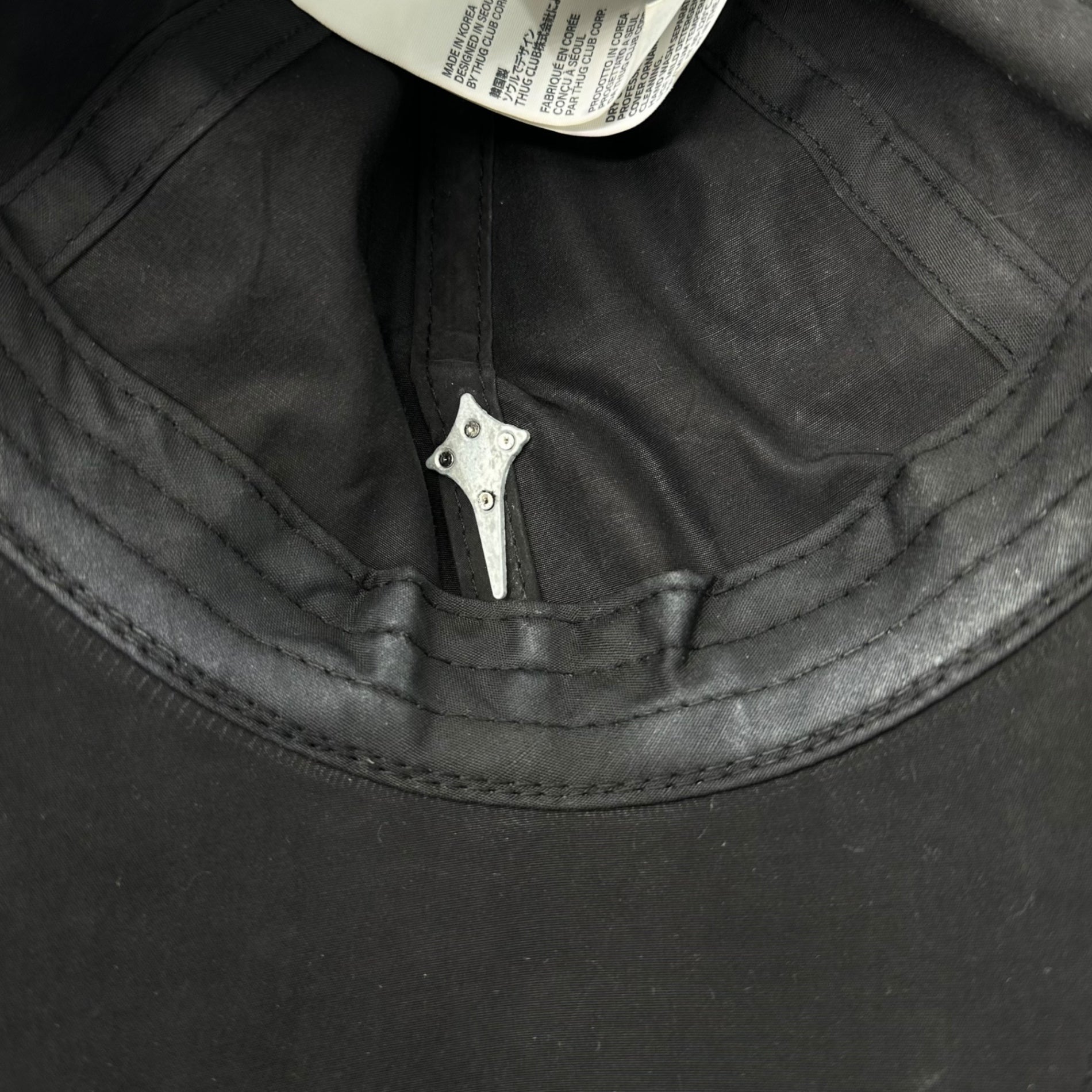 THUG CLUB(サグクラブ) 24SS SWORD CAP ソード キャップ TC24AC0102 FREE ブラック 帽子 ロゴ