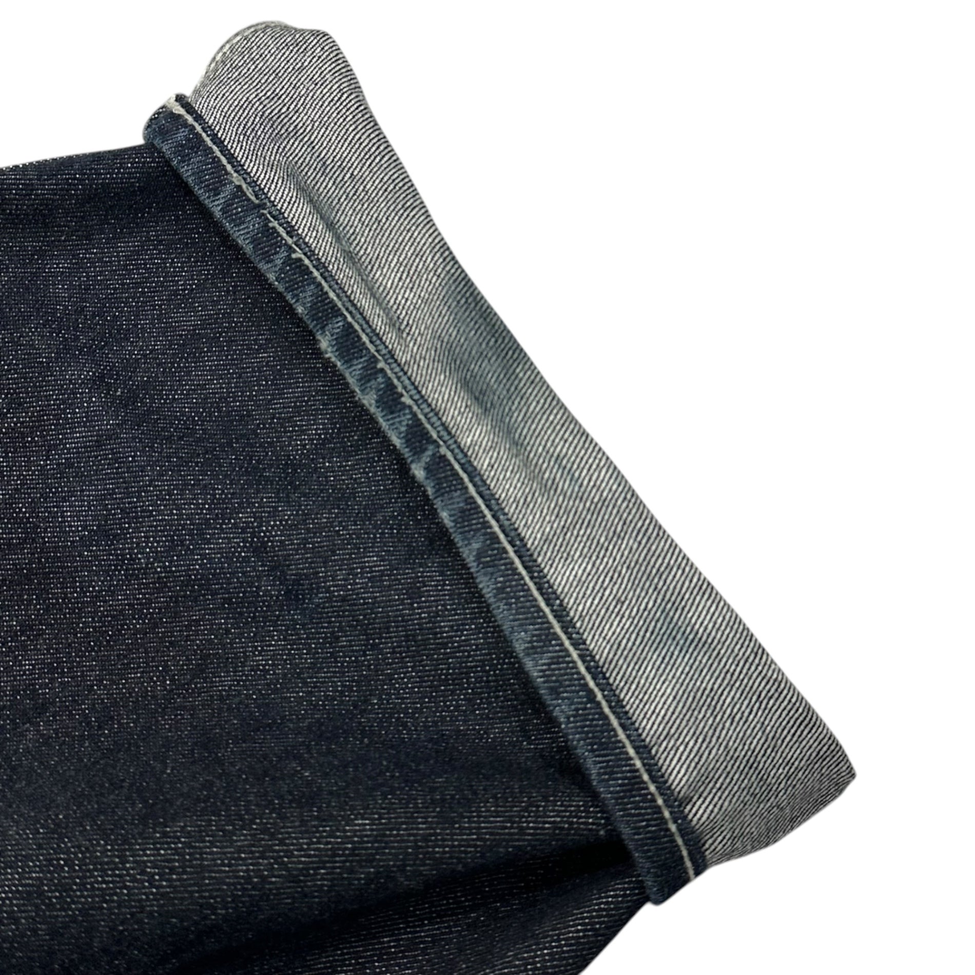 Graphpaper(グラフペーパー) 25SS Selvage Denim Two Tuck Pants -RIGID- セルビッチ デニム ツータック パンツ GU251-40188RB 1 インディゴ ワイド