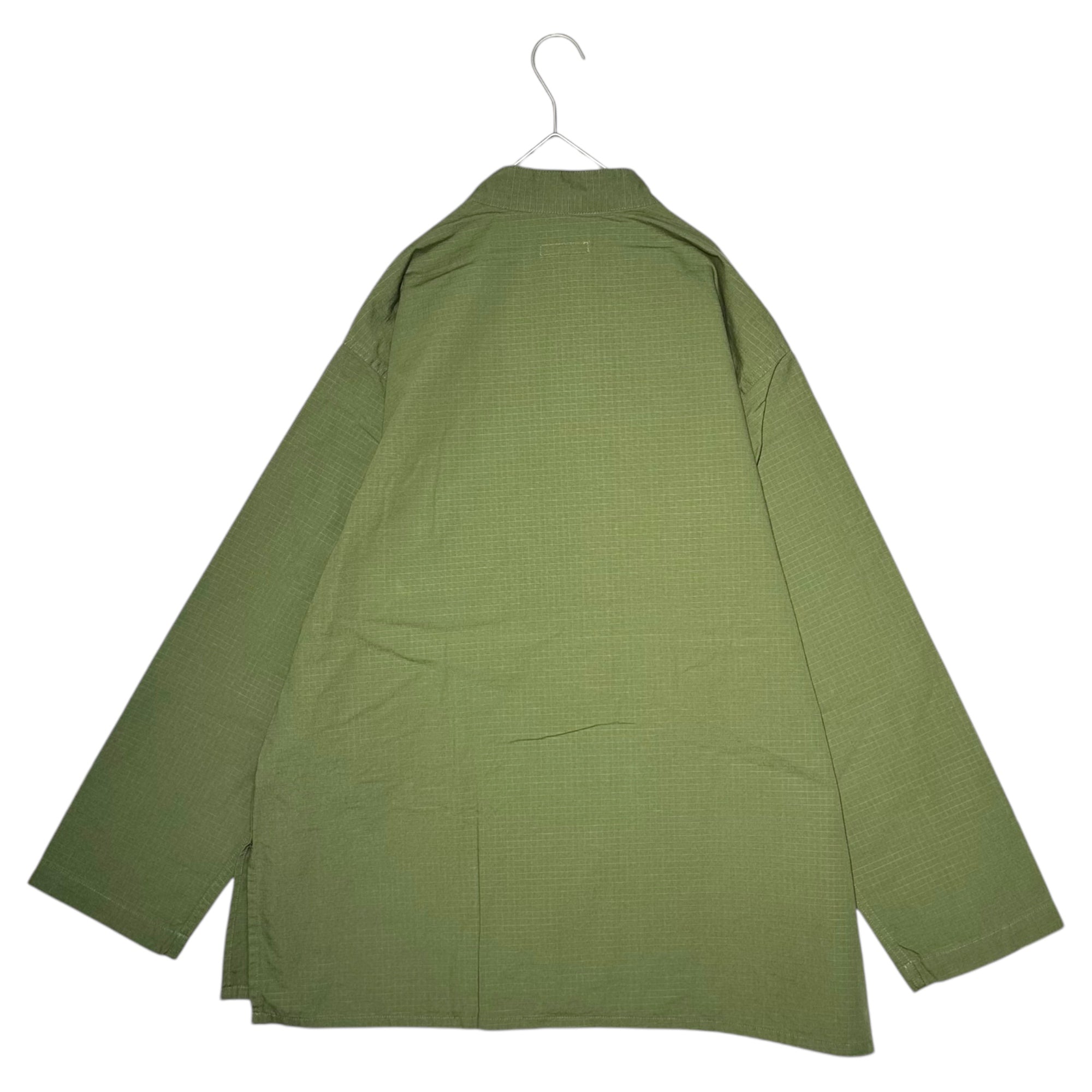 Engineered Garments(エンジニアードガーメンツ) 22SS Dayton Shirt Olive Cotton Ripstop デイトン シャツ リップストップ ミリタリー ジャケット M カーキ