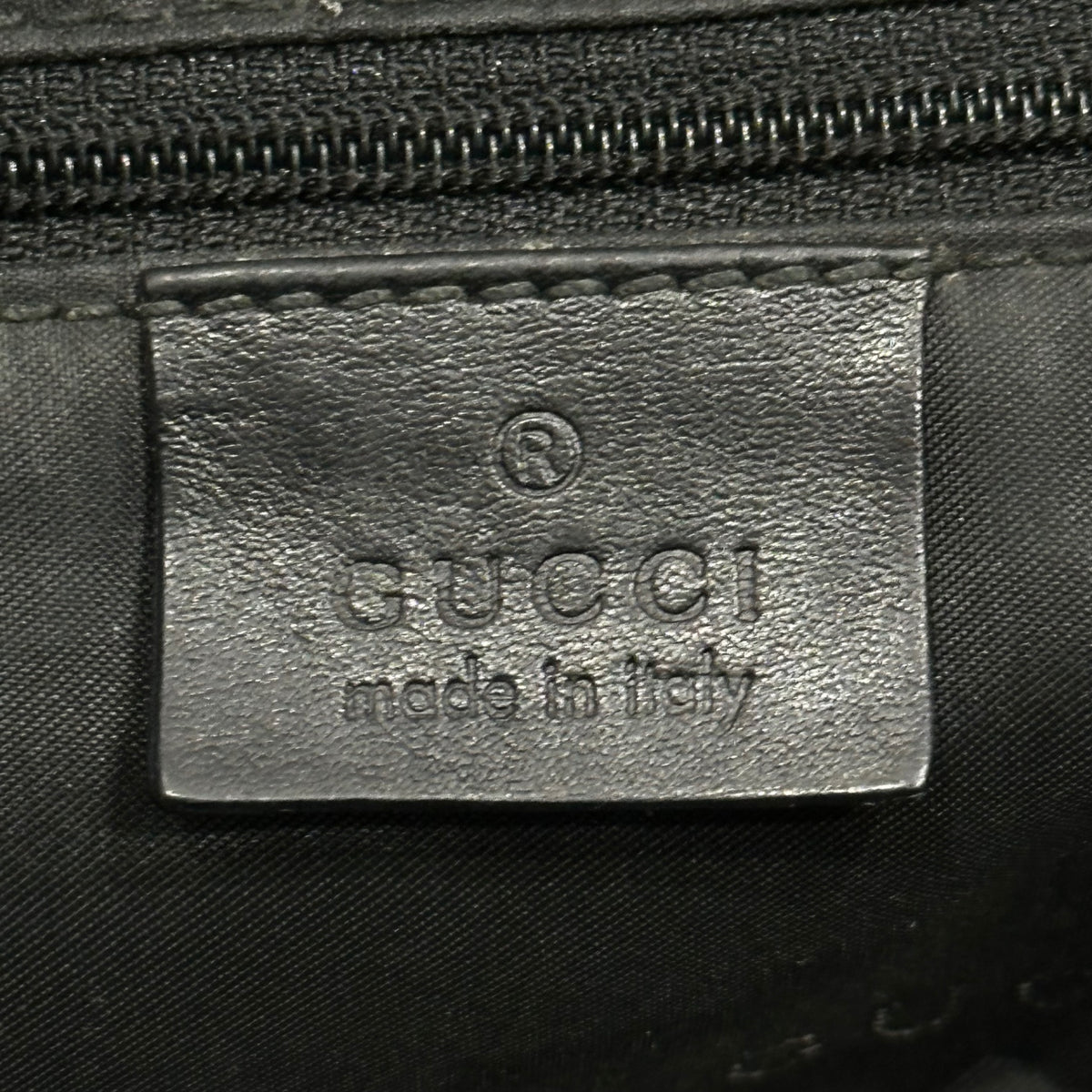 GUCCI(グッチ) 2001SS By Tom Ford 2way Hobo Bag - Nylon Leather トムフォード期 ホーボー バッグ ナイロン レザー 001・3315 002058 ブラック 00's アーカイブ ワンショルダー
