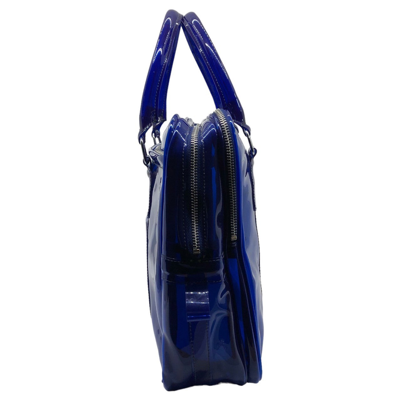 COMME des GARCONS(コムデギャルソン) clear school bag クリア スクール バッグ CO-K 001 ブルー 半透明 ハンドバッグ 塩化ビニール アーカイブ