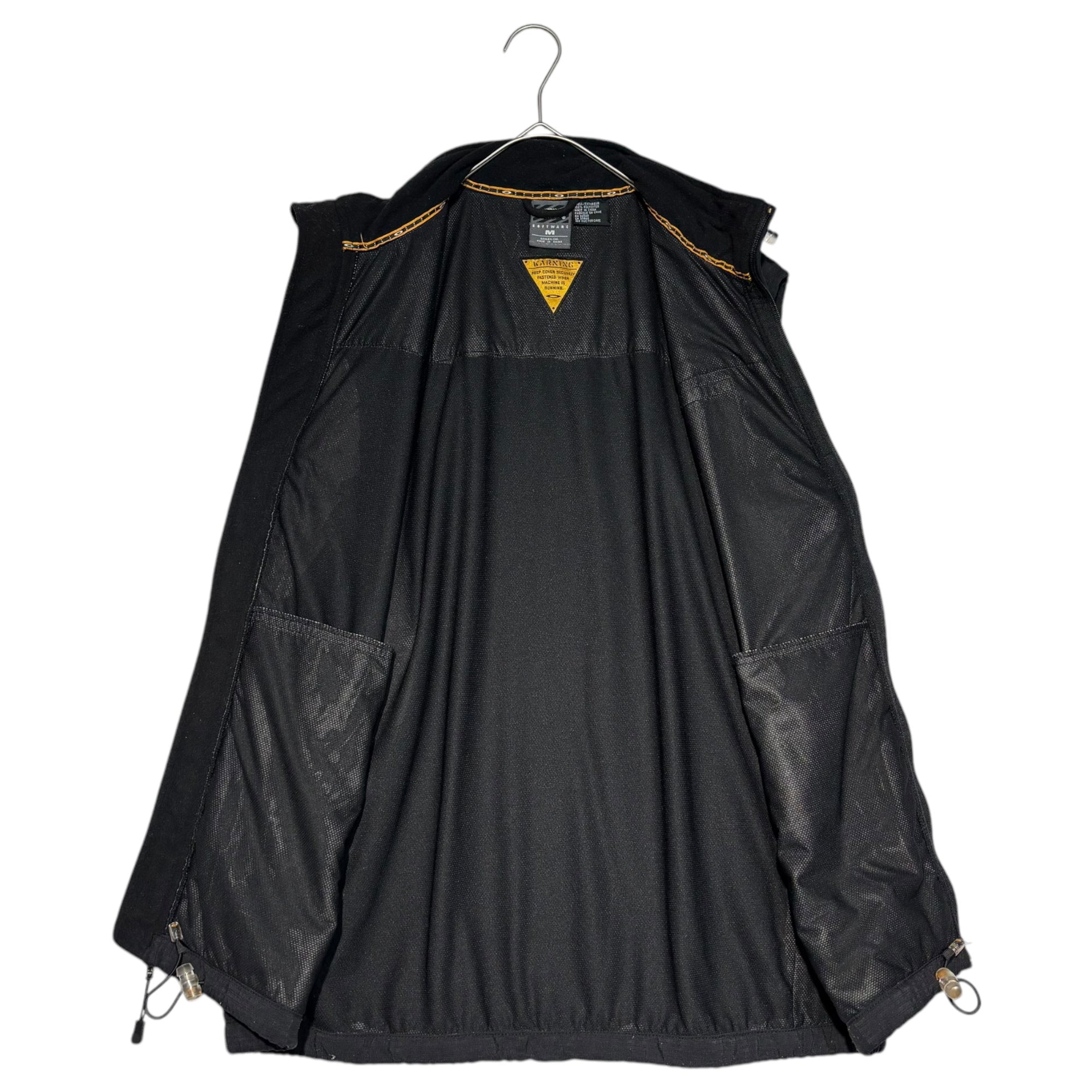 OAKLEY(オークリー) 00's SOFTWARE Switching Fleece Vest 切替 フリース ベスト M ブラック Y2K テック