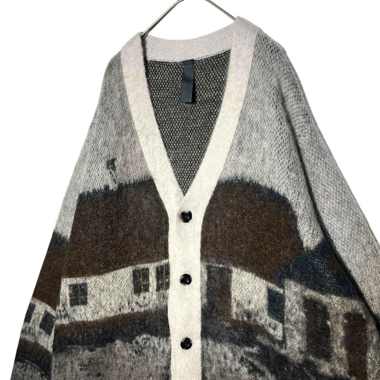 SHINYA KOZUKA(シンヤコヅカ) 21AW Hammershoi Cardigan ハンマースホイ カーディガン モヘア タイプ 2102SK58A FREE グレー ニット