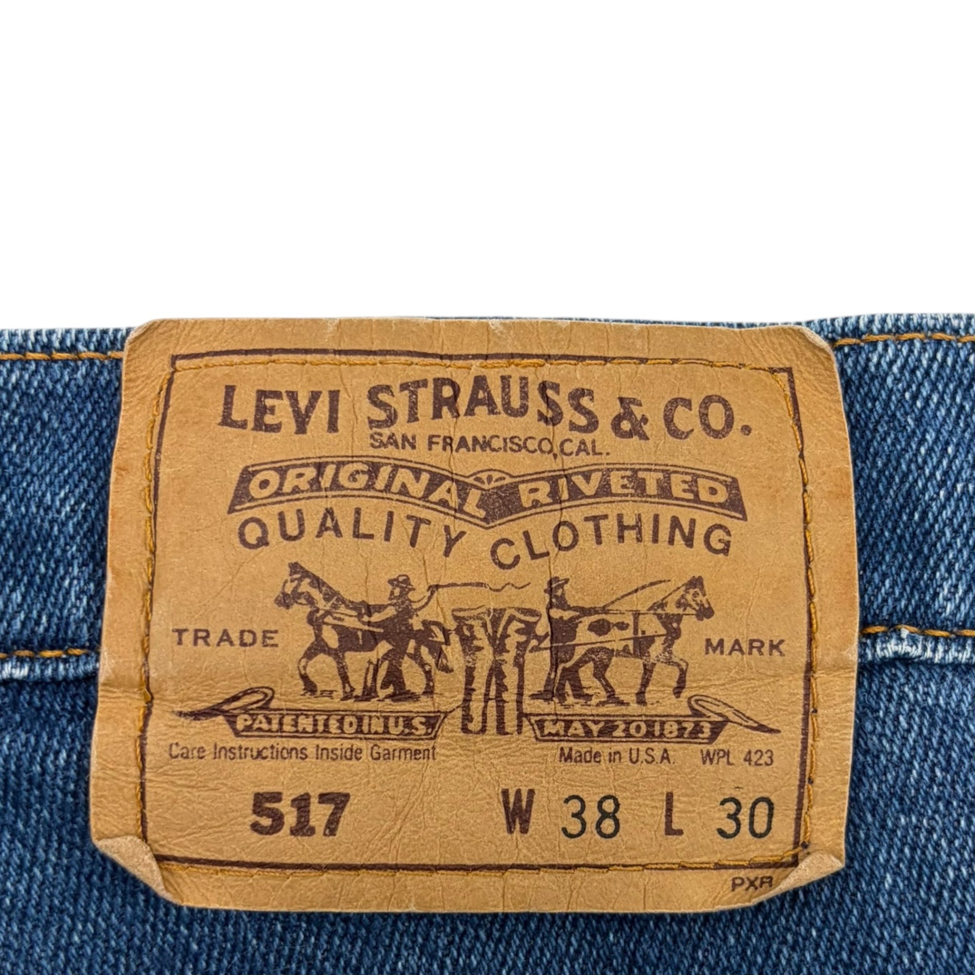 Levi's(リーバイス) 90's 517 Flared Denim Pants 90年代 フレア デニム パンツ 517-2017 W38 インディゴ MADE IN USA