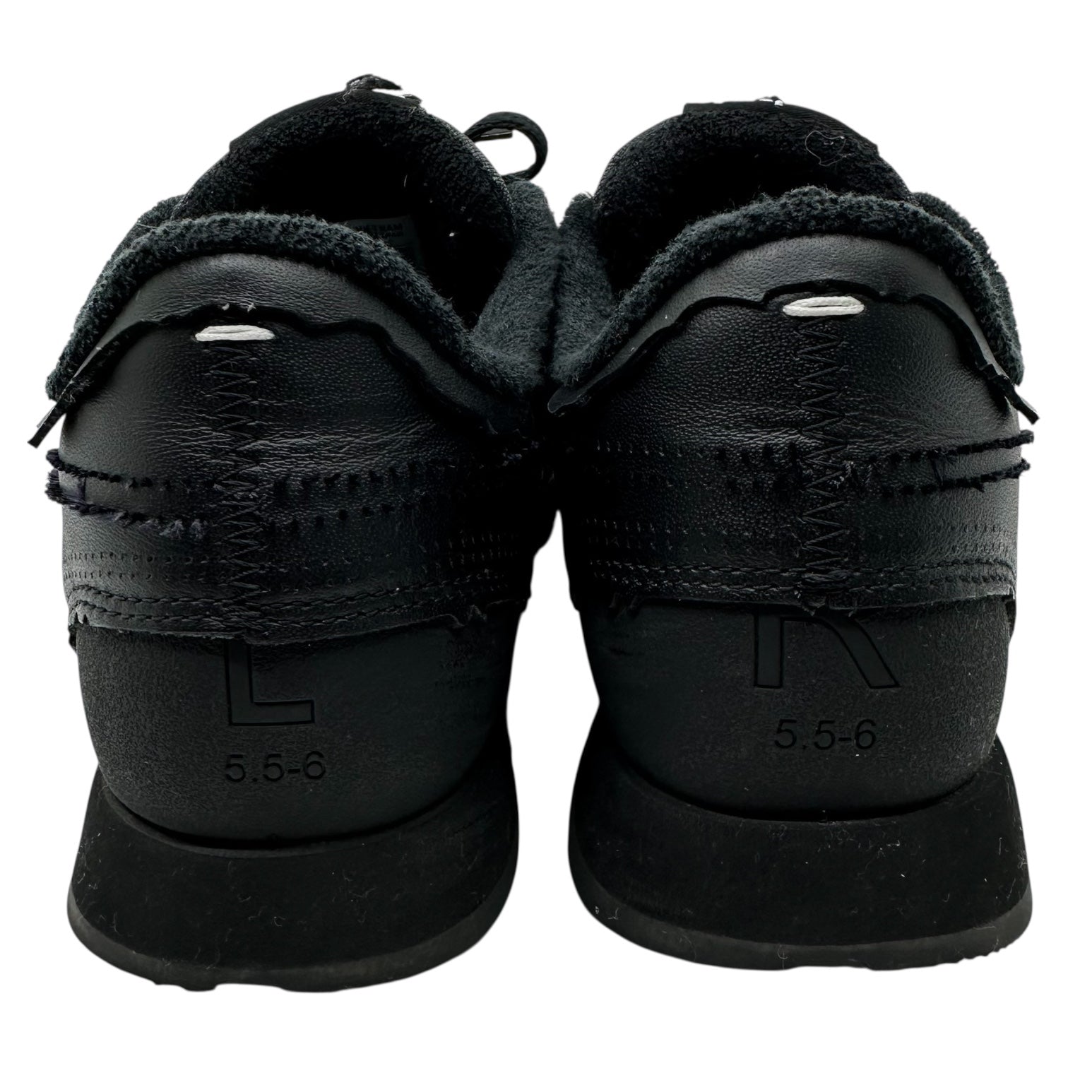 MAISON MARGIELA×Reebok(メゾンマルジェラ×リーボック) Project 0 CL Memory Of "Black" プロジェクト 0 クラシック メモリー オブ GW5014 24cm ブラック コラボ スニーカー