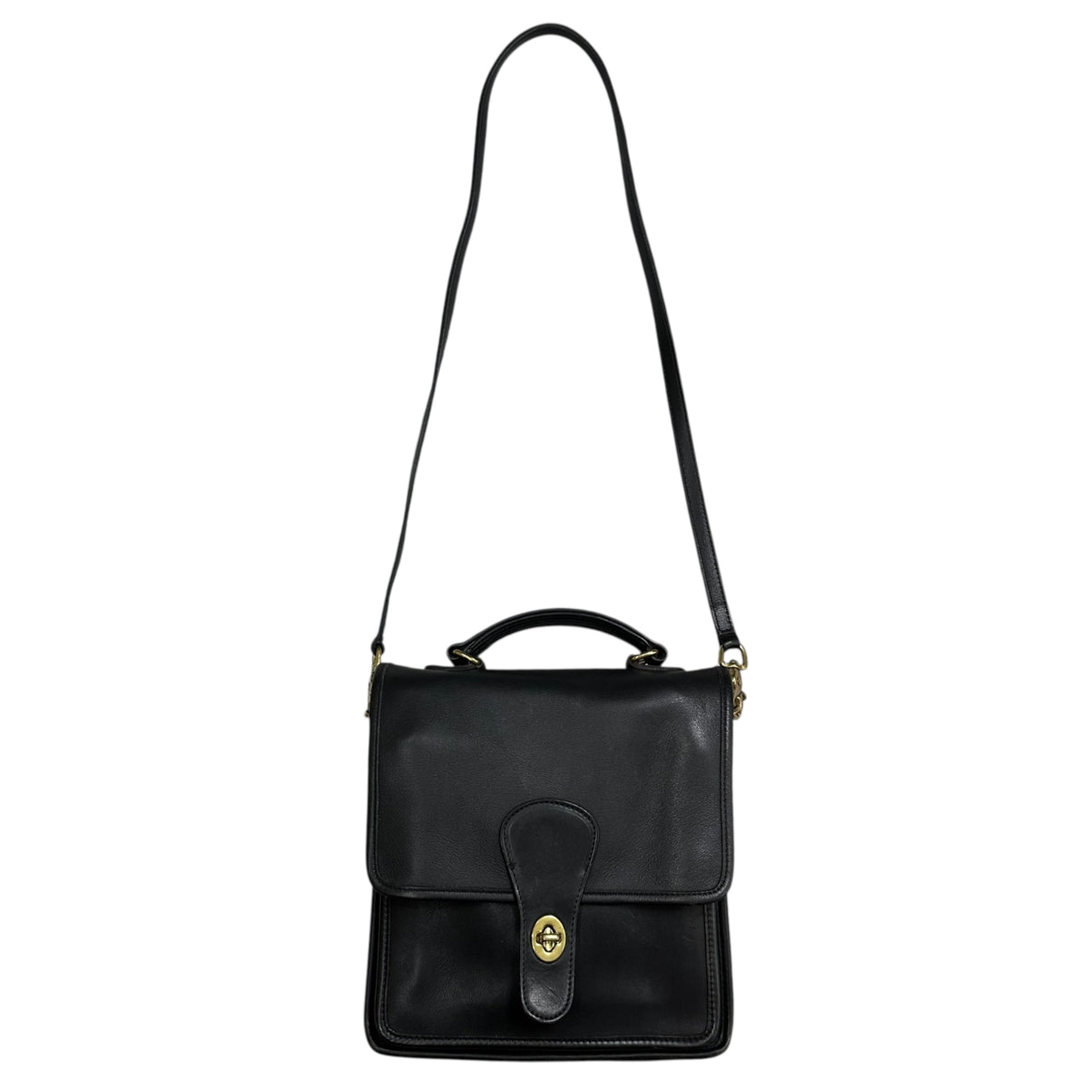 OLD COACH(オールドコーチ) Willis Turnlock Leather 2-Way Shoulder 