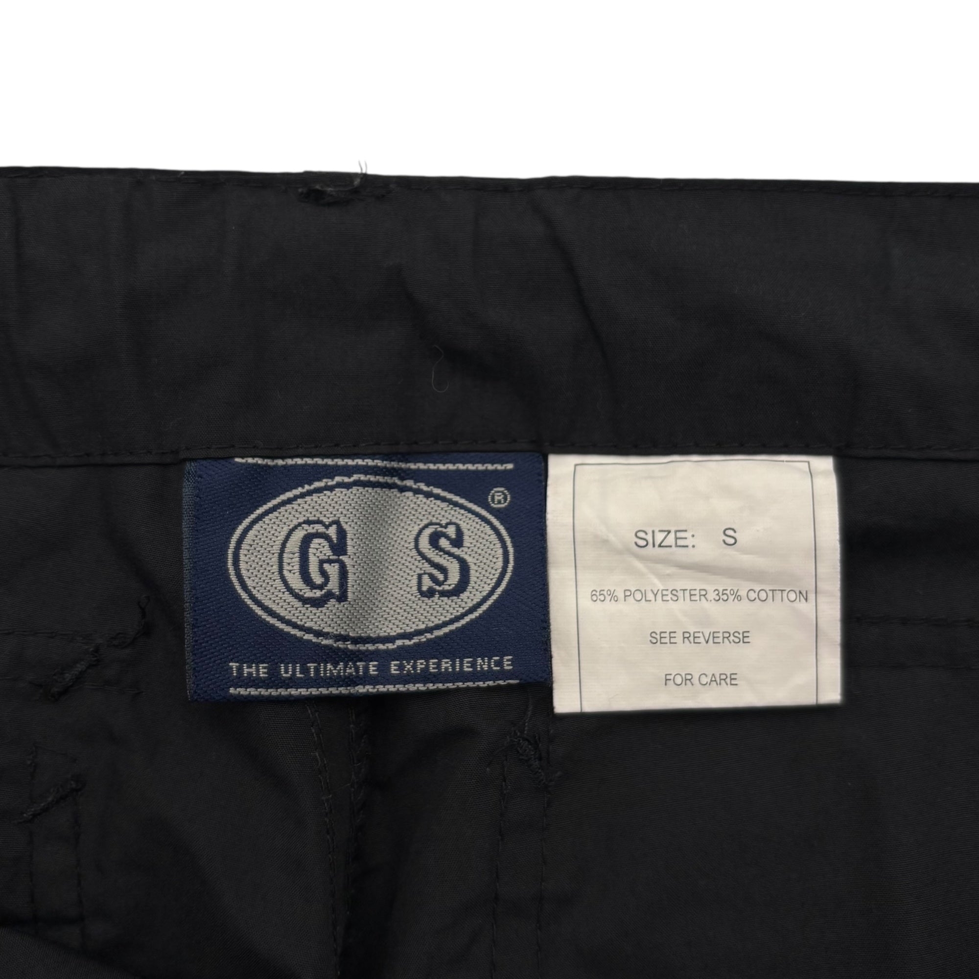GS THE ULTIMATE EXPERIENCE(ジーエスジアルティメイトエクスペリエンス) Techno Pants テクノ パンツ S ブラック カーゴ ミリタリー