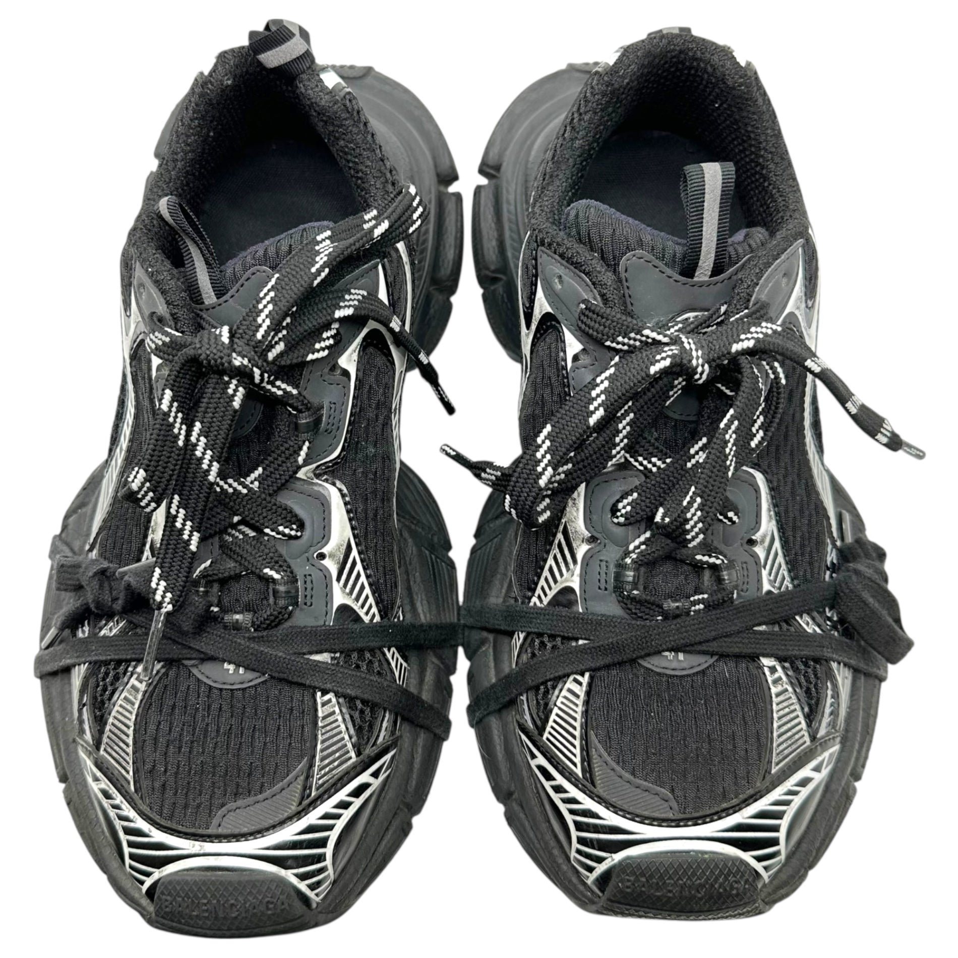 BALENCIAGA(バレンシアガ) 3XL MONOCOLOR/MESH/RUB/W/BLACK ローカット スニーカー 734734 27cm ブラック