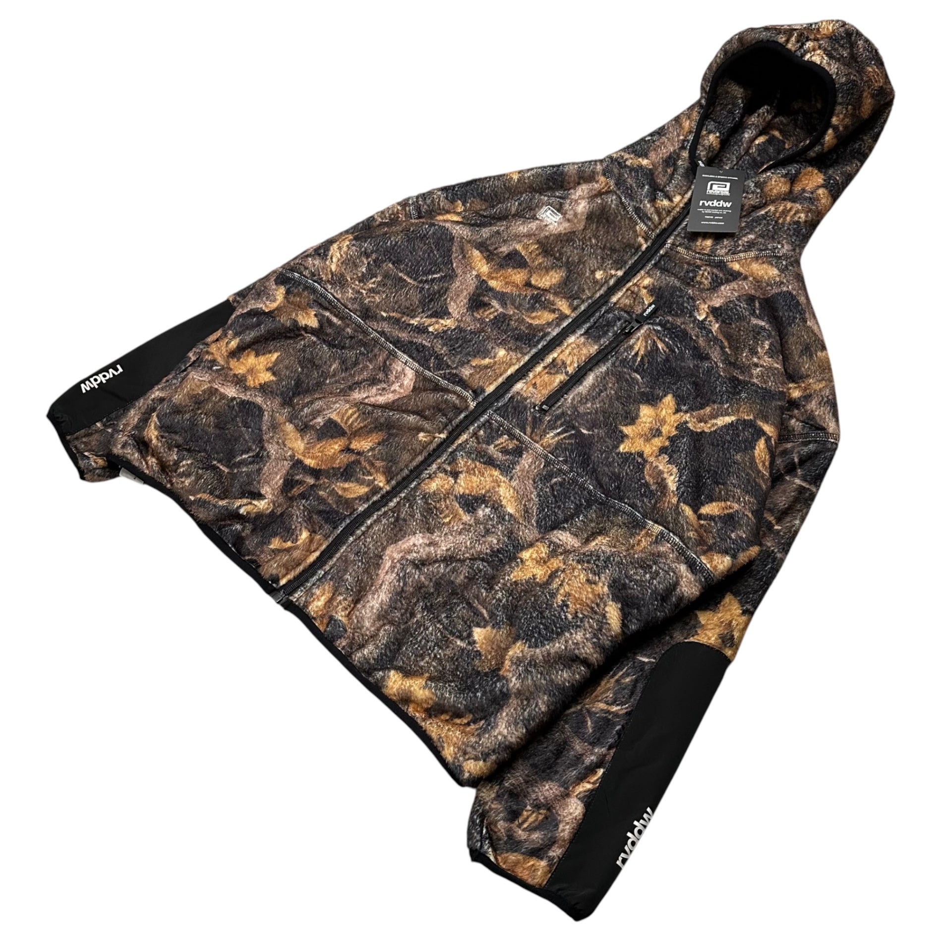 reversal(リバーサル) BOTANICAL CAMO BOA FLEECE BIG SILHOUETTE SWEAT PARKA ボタニカル カモ ボア フリース ビッグシルエット スウェット パーカー rv21aw207b L ブラウン 参考定価23,100円(税込)