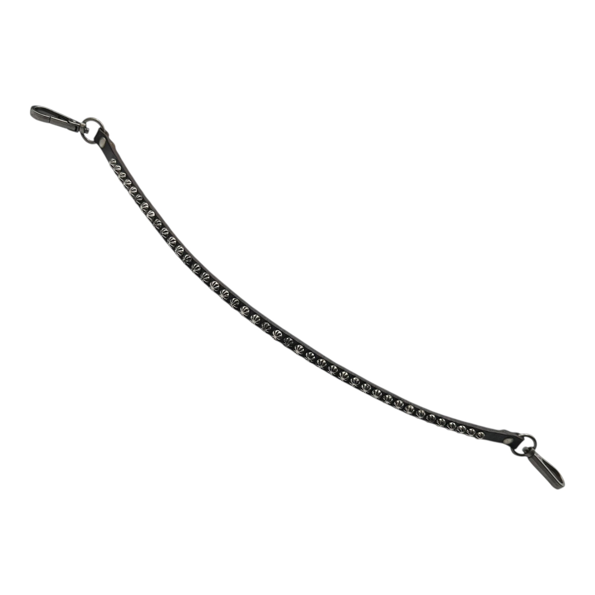 HTC(エイチティーシー) All Umbrella Stud Wallet Cord オール アンブレラ スタッズ ウォレット コード ブラック×シルバー