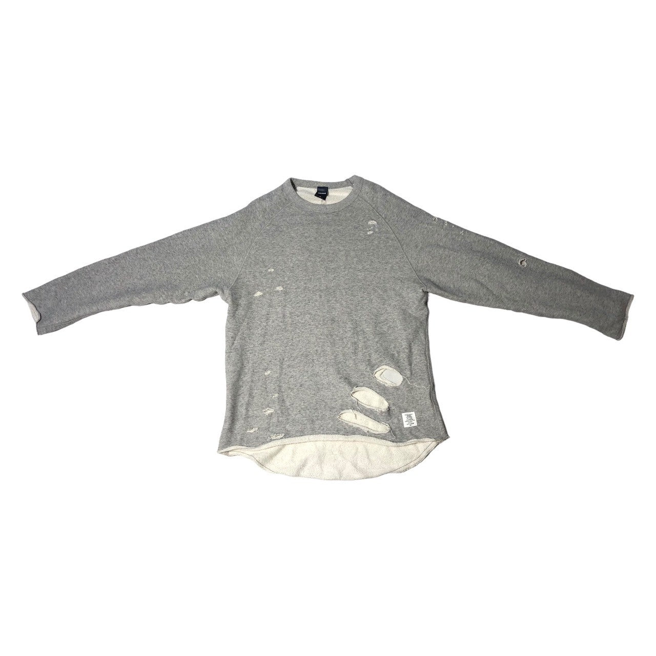 APPLEBUM(アップルバム) Distressed sweatshirt ダメージ 加工 スウェット M グレー