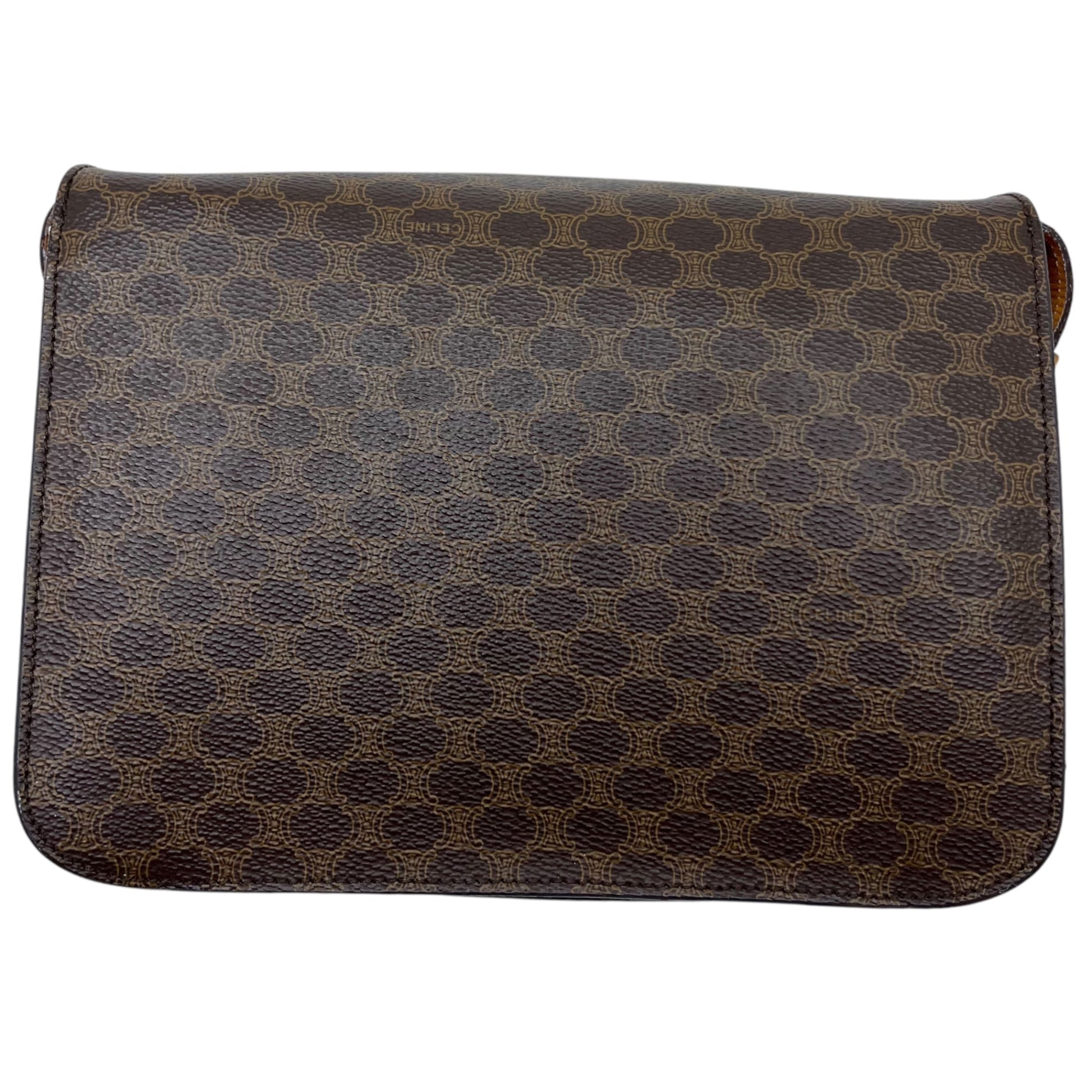 CELINE(セリーヌ) Macadam pattern shoulder bag マカダム柄 ショルダー バッグ F/01 ブラウン ヴィンテージ OLD