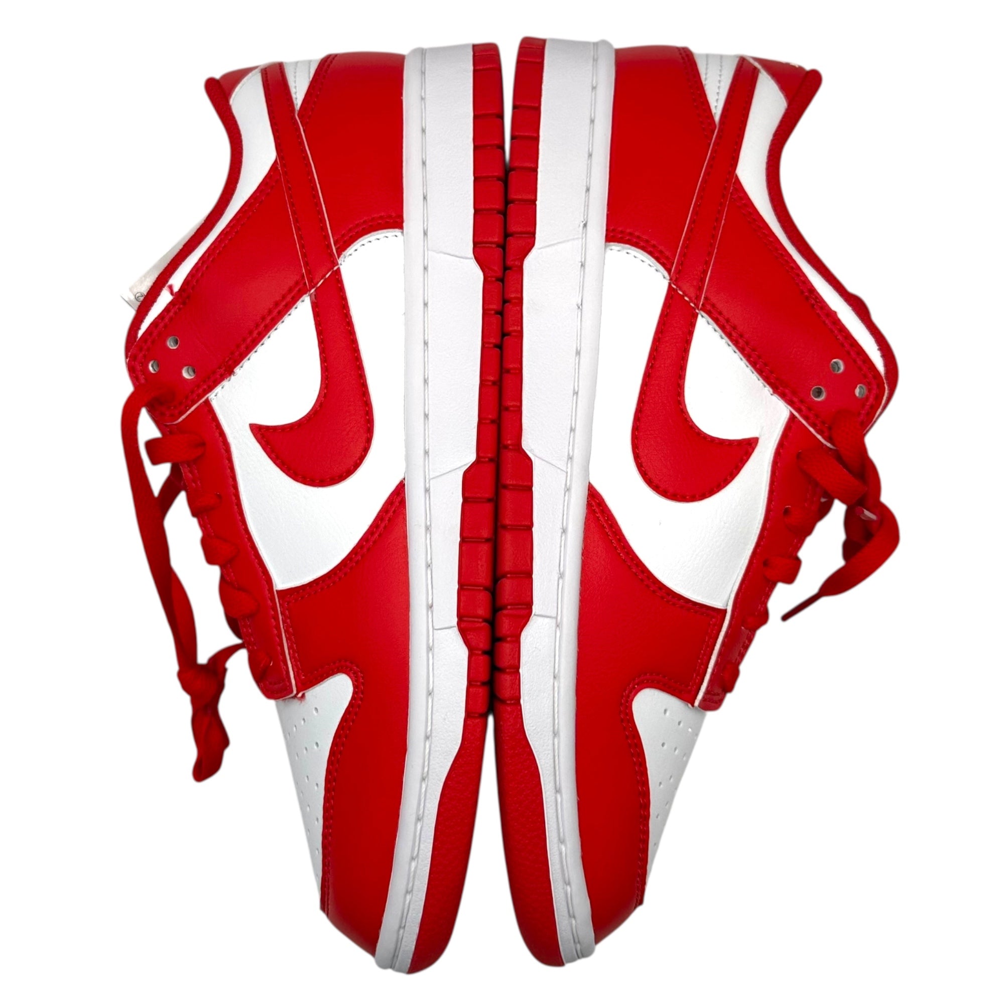 NIKE(ナイキ) Dunk Low Retro "White/White/UniversityRed" ダンクロー レトロ HF5441-104 27cm レッド×ホワイト スニーカー