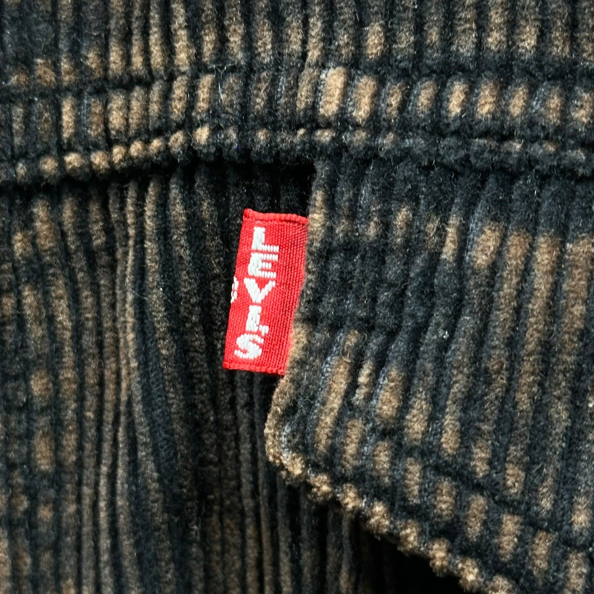 Levis PReMIUM(リーバイスプレミアム) Corduroy Sherpa Tracker Jacket コーデュロイ シェルパ トラッカー ジャケット PC9-A5784-0012 XL ブラウン×ホワイト USED加工
