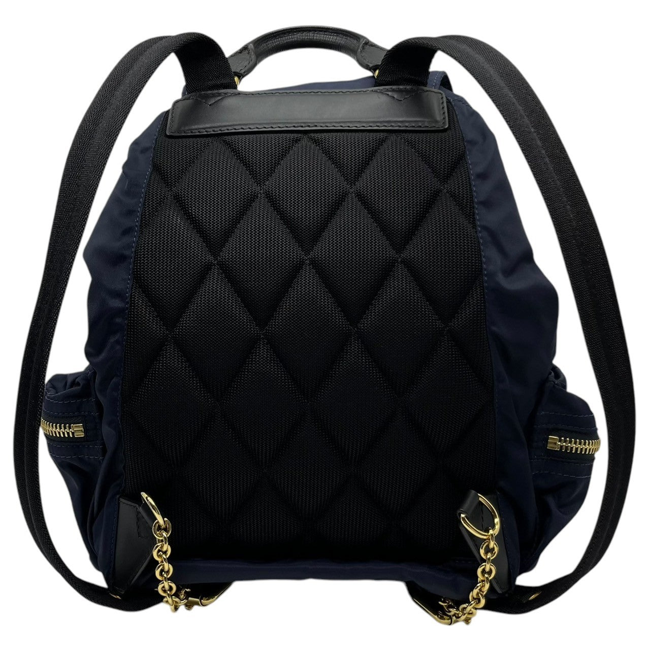 BURBERRY(バーバリー) Logo nylon daypack ロゴ ナイロン デイパック 4016624 ネイビー リュック サック バックパック