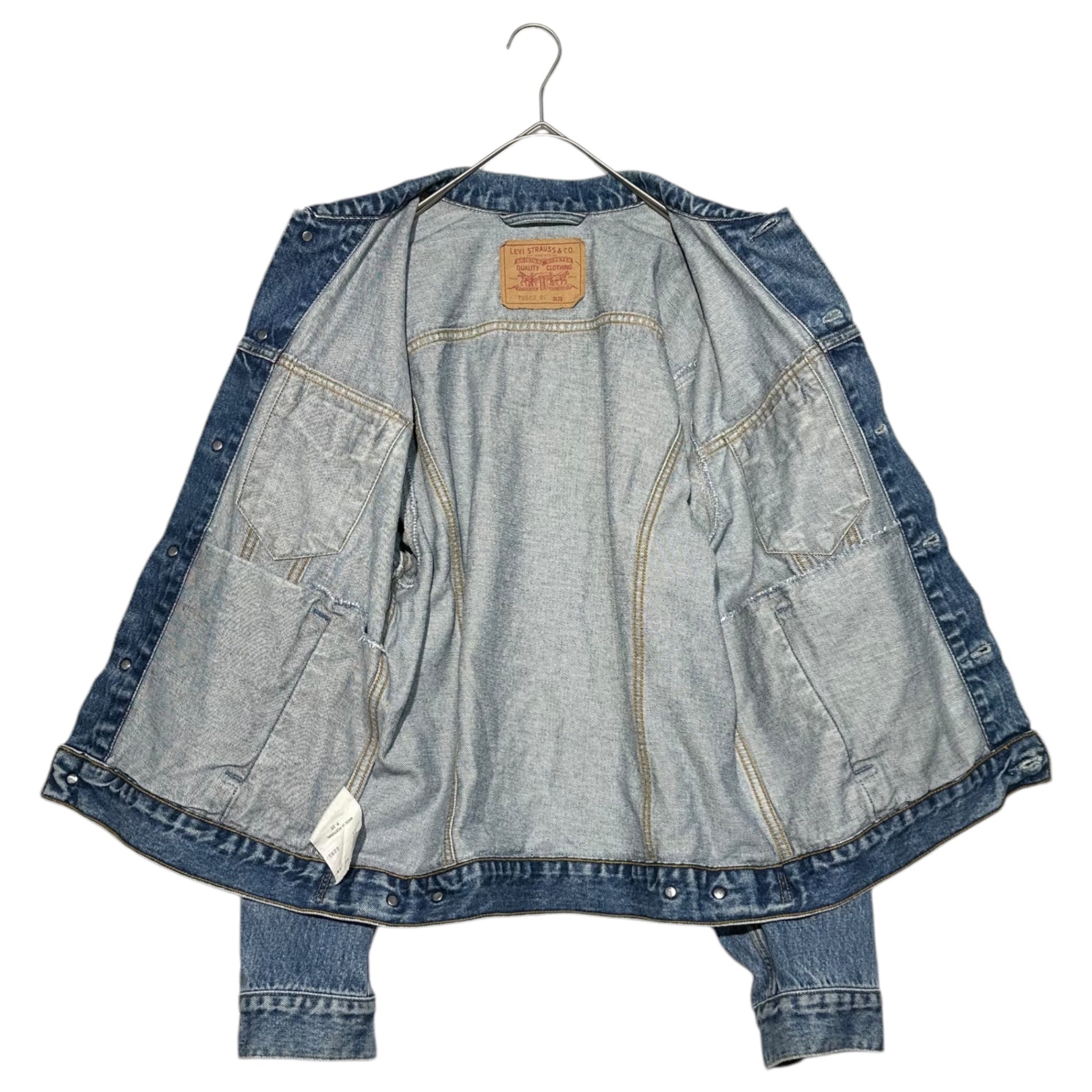 Levi's(リーバイス) 90's EURO made Denim Tracker Jacket ユーロ製 デニム トラッカー ジャケット 70503-02 M インディゴ 90年代 ポルトガル製