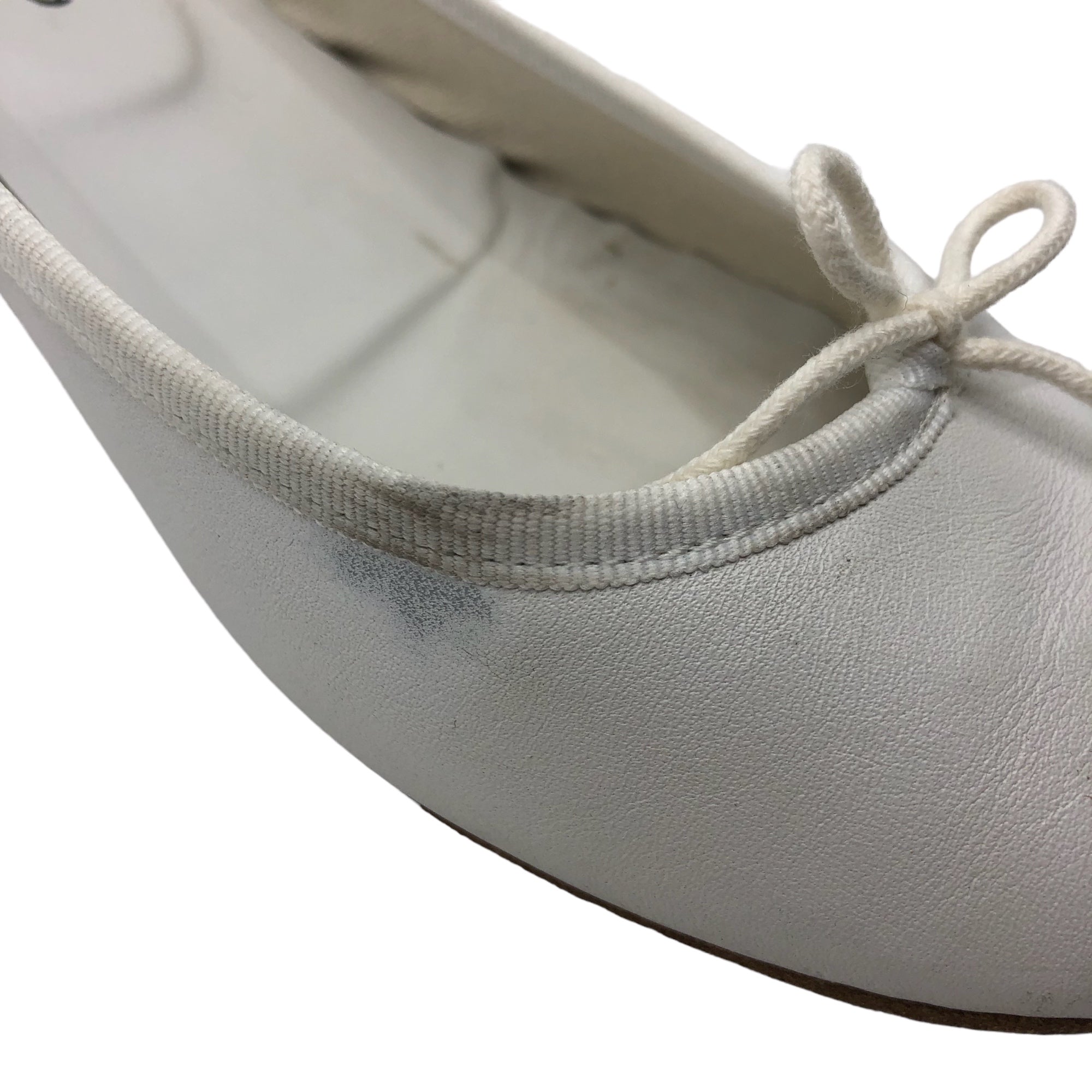 Repetto(レペット) CAMILLE Noir カミーユ ノアール ヒール バレーシューズ VX511VE 40(25cm程度) ホワイト パンプス