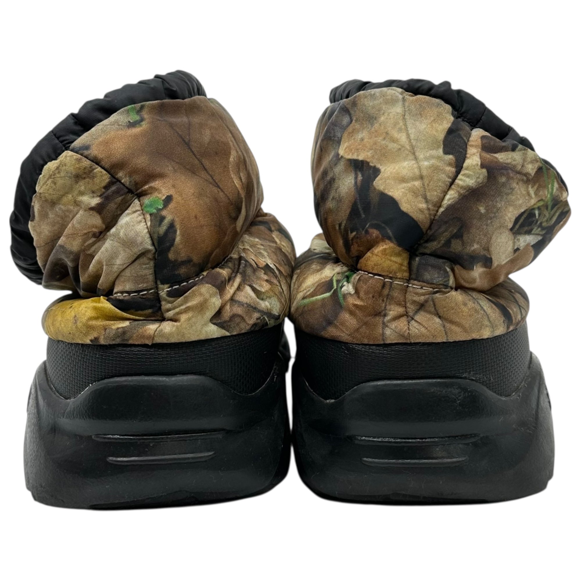 THE NORTH FACE×SUPREME(ノースフェイス×シュプリーム) 16AW Nuptse Bootie 'Leaves Print' ヌプシ ブーティ NF0A32Y1 26cm ブラウン ブーツ コラボ