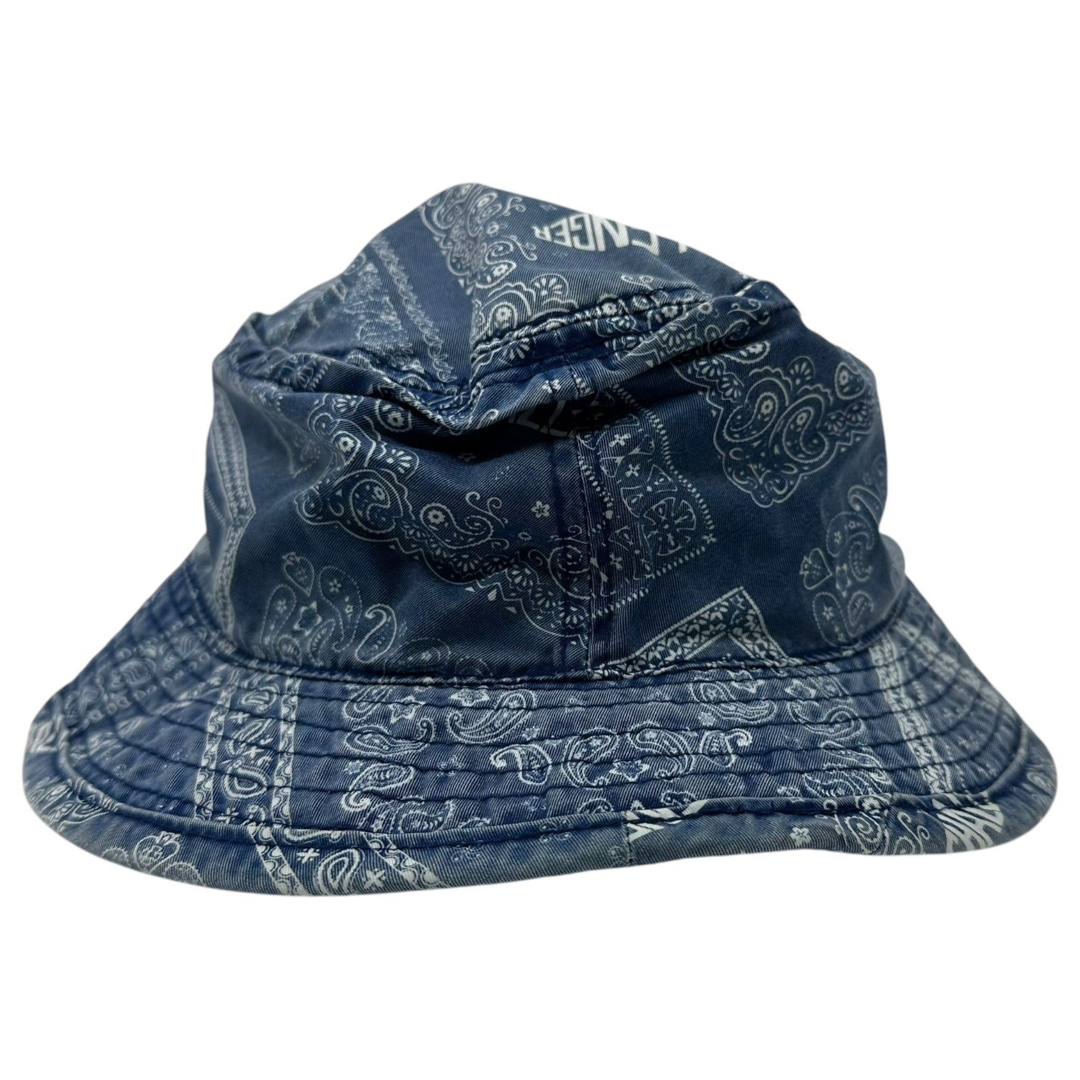 CHALLENGER(チャレンジャー) Paisley Bucket Hat ペイズリー バケット ハット インディゴ×ホワイト