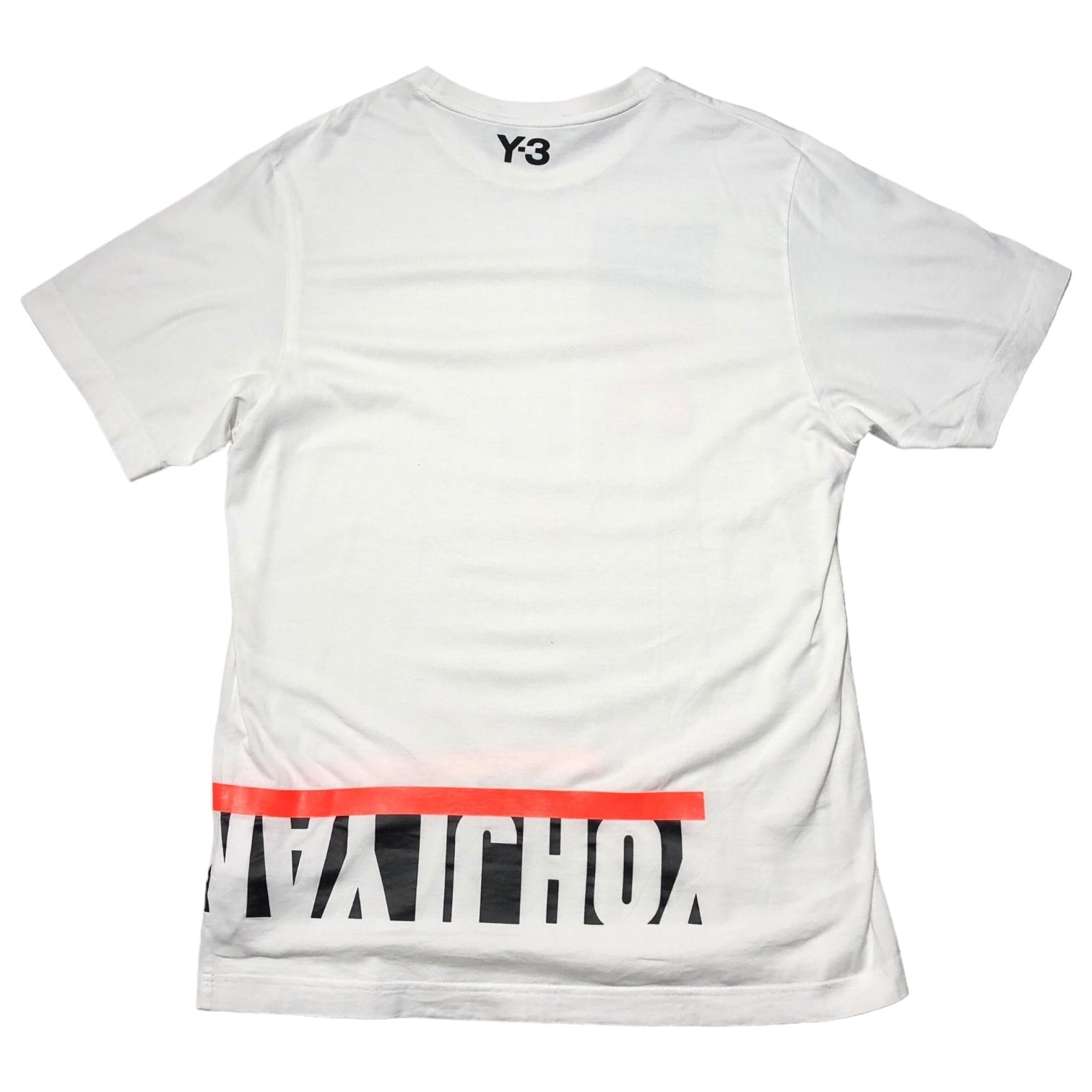 Y-3(ワイスリー) 20SS U SWM MC SS TEE ロゴ グラフィック 半袖 Tシャツ FN5728 M ホワイト YOHJI YAMAMOTO adidas/ヨウジヤマモト アディダス