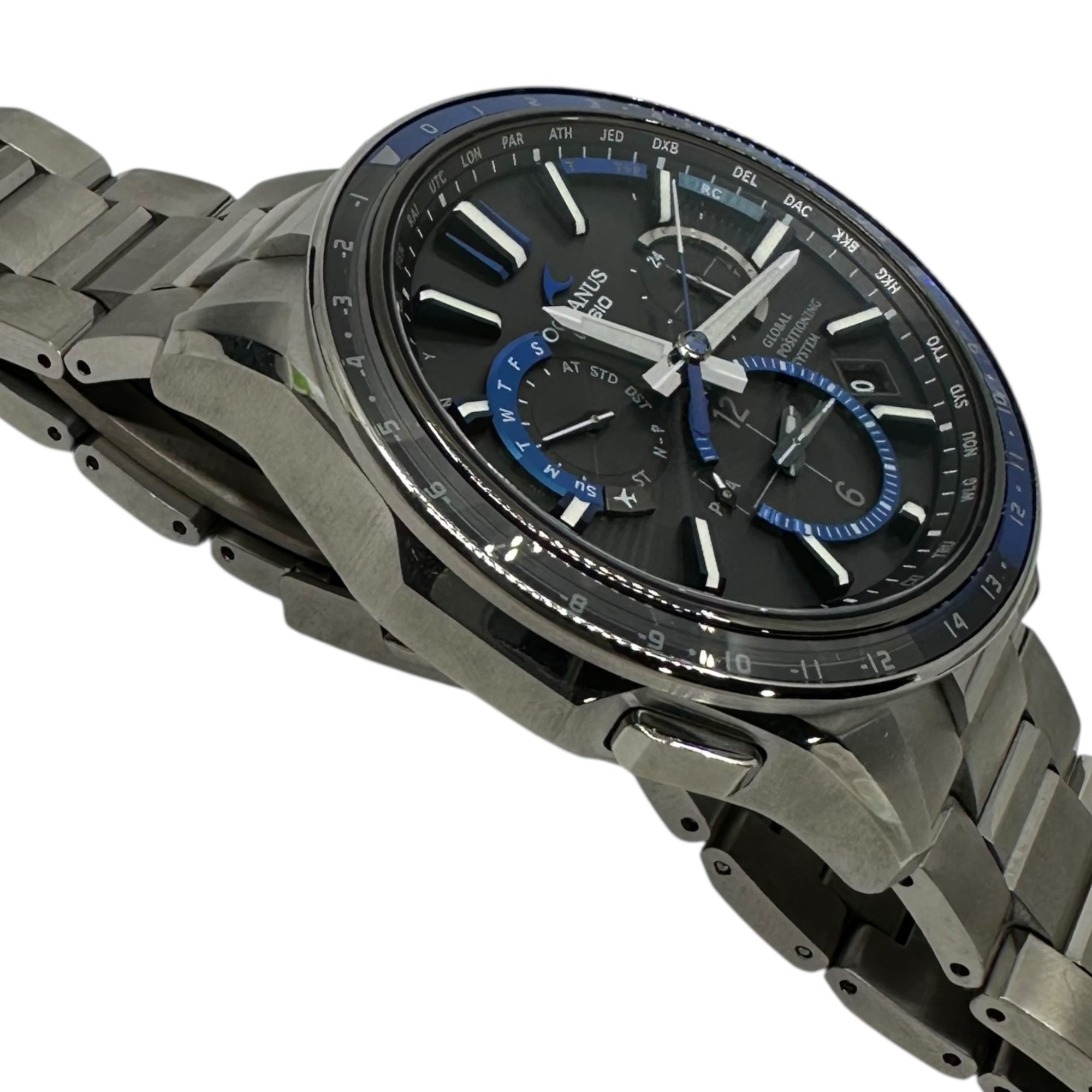 CASIO(カシオ) OCEANUS オシアナス 腕時計 OCW-G1100-1AJF 黒文字盤 マルチバンド6 GPS ハイブリッド電波 タフソーラー