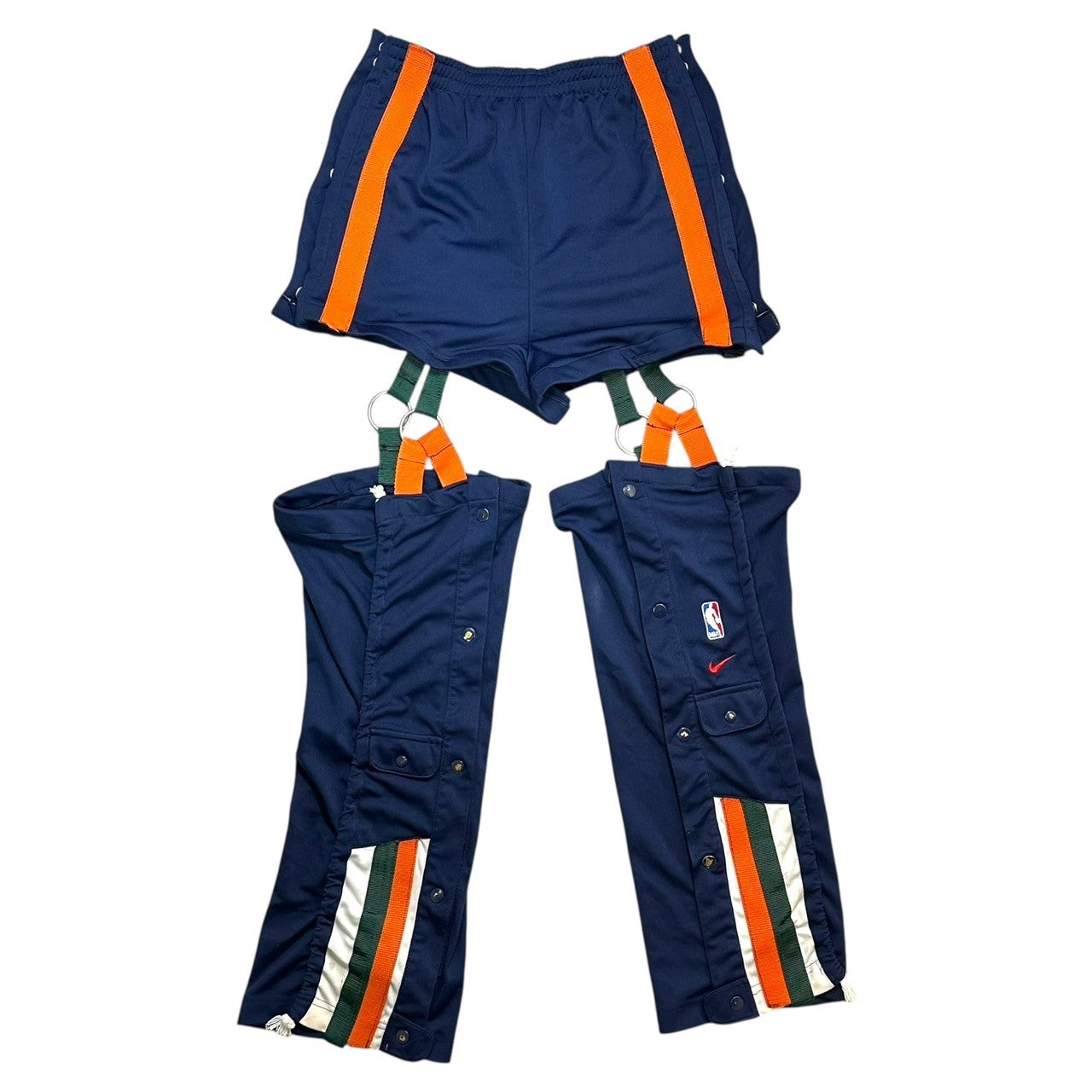 DOG(ドッグ) ”NIKE NBA” Harness Remake Truck Pants ハーネス リメイク トラック パンツ 原宿古着屋 L ネイビー