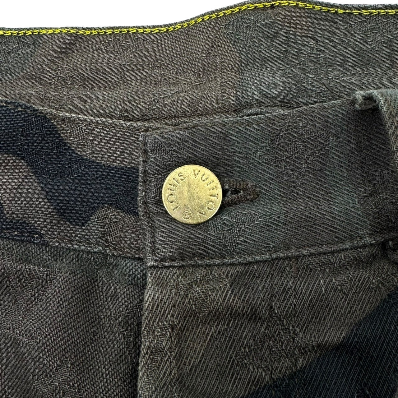 SUPREME × LOUIS VUITTON(シュプリーム×ルイヴィトン) 17AW Jacquard Denim 5-Pocket Jean Camo Pants ジャガード デニム 5ポケット カモ パンツ カーキ